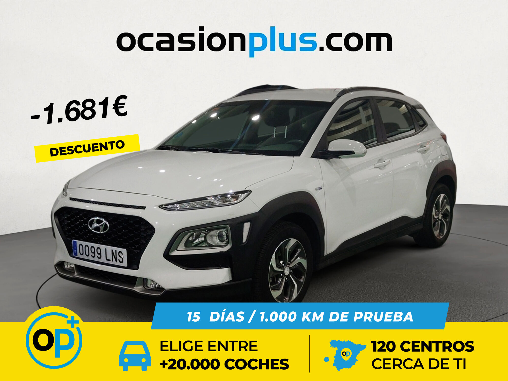 HYUNDAI Kona (1.6 GDI HEV Klass DT 104 kW (141 CV)) en Madrid