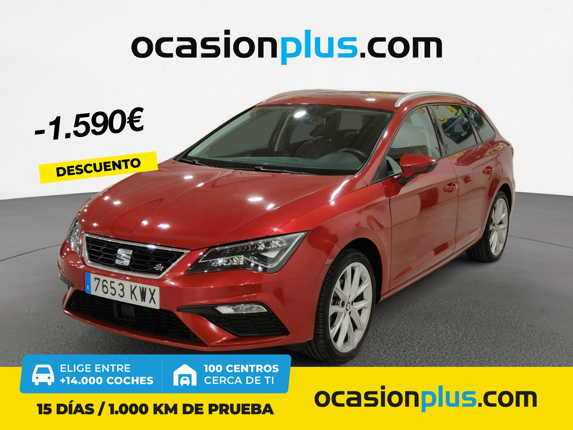 SEAT León (1.5 TGI GNC S&S FR Edition 96 kW (130 CV)) en Madrid