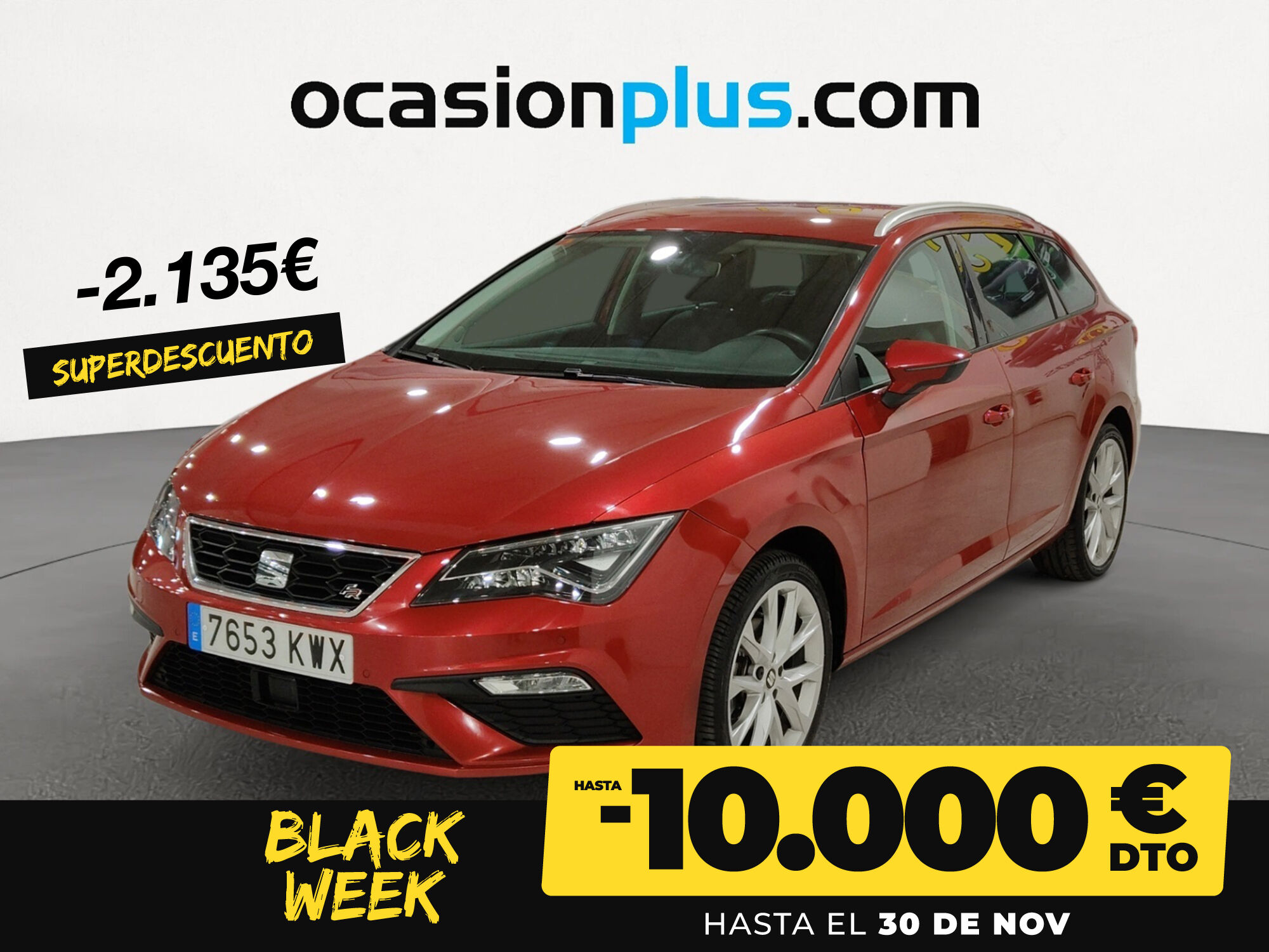 SEAT León (1.5 TGI GNC S&S FR Edition 96 kW (130 CV)) en Madrid