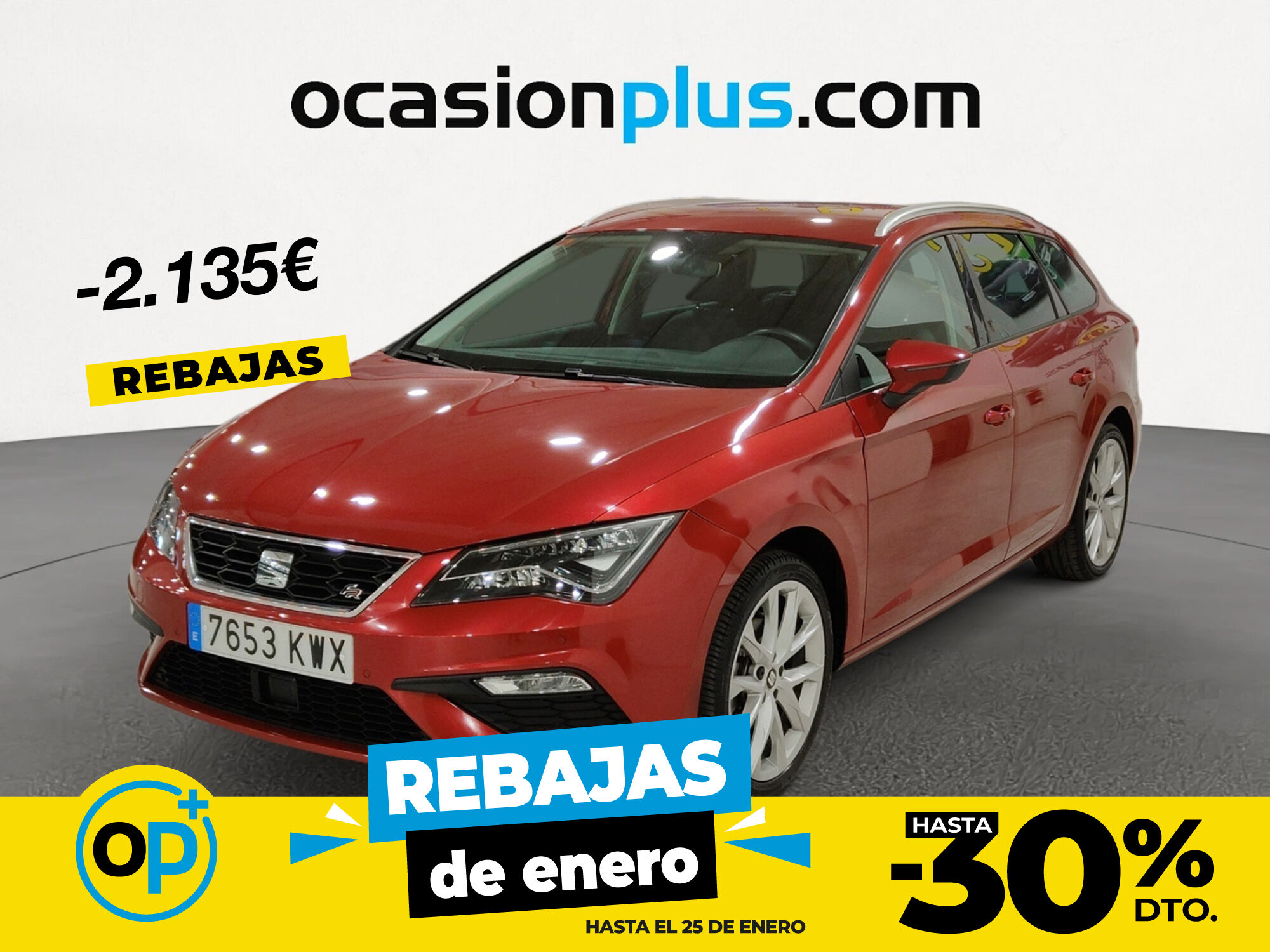 SEAT León (1.5 TGI GNC S&S FR Edition 96 kW (130 CV)) en Madrid
