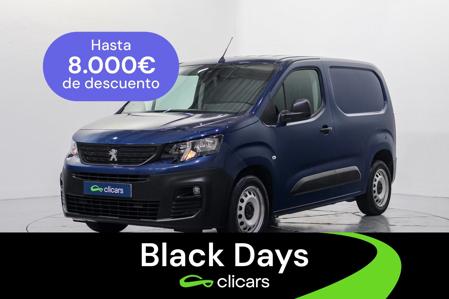 PEUGEOT Partner (Partner 1.5BlueHDI S&S Asphalt Standard 600kg 130) en Madr