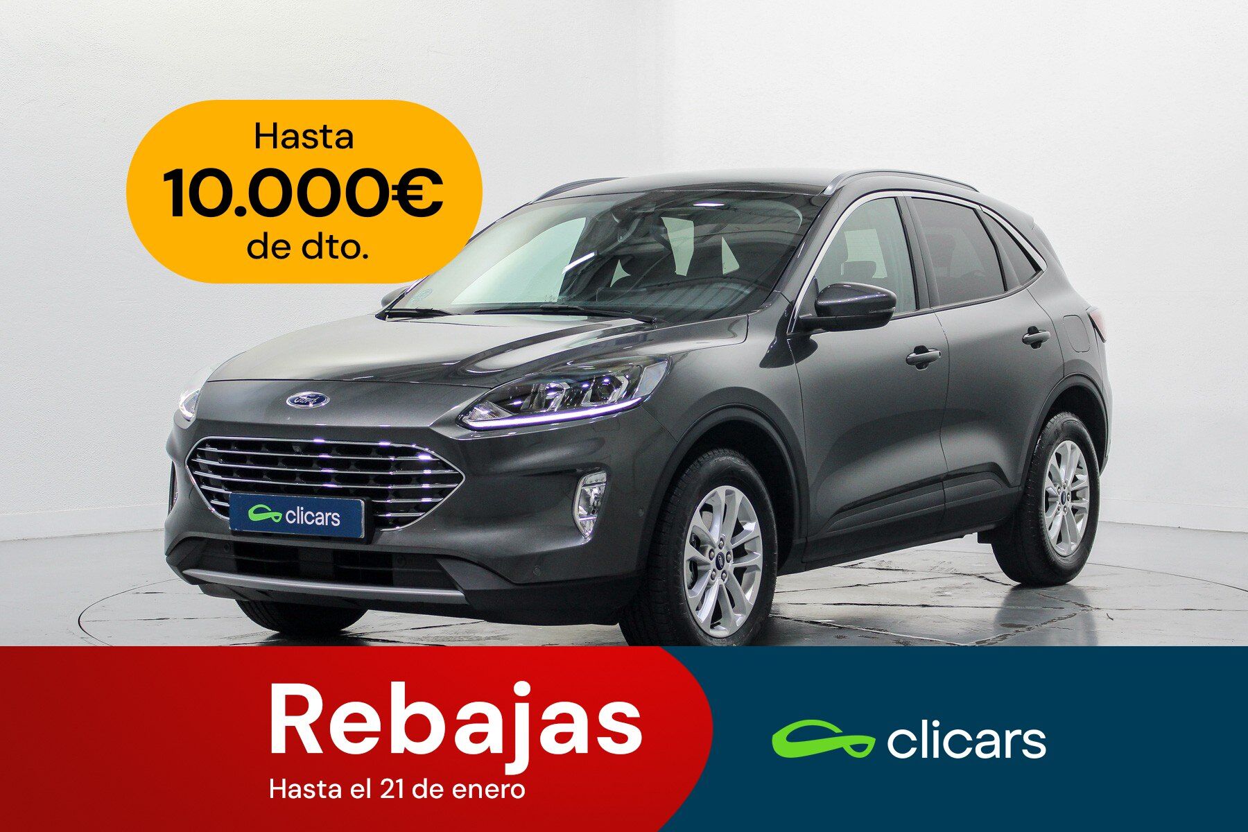 FORD Kuga (Kuga 2.5 Duratec FHEV Titanium 4x2 Aut.) en Madrid