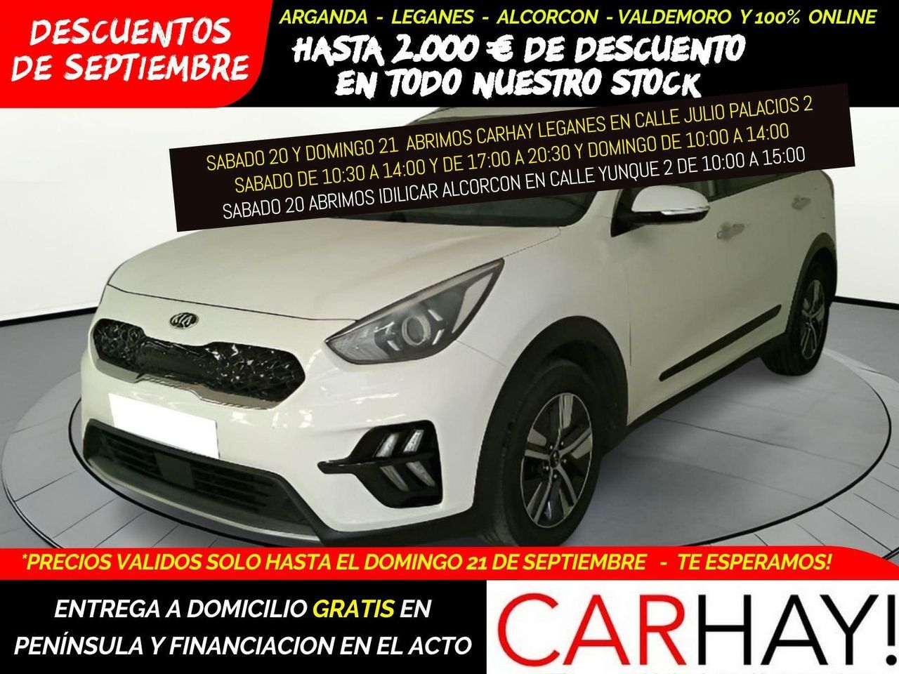 KIA Niro (1.6 GDI HEV 104KW (141CV) DRIVE) en Madrid