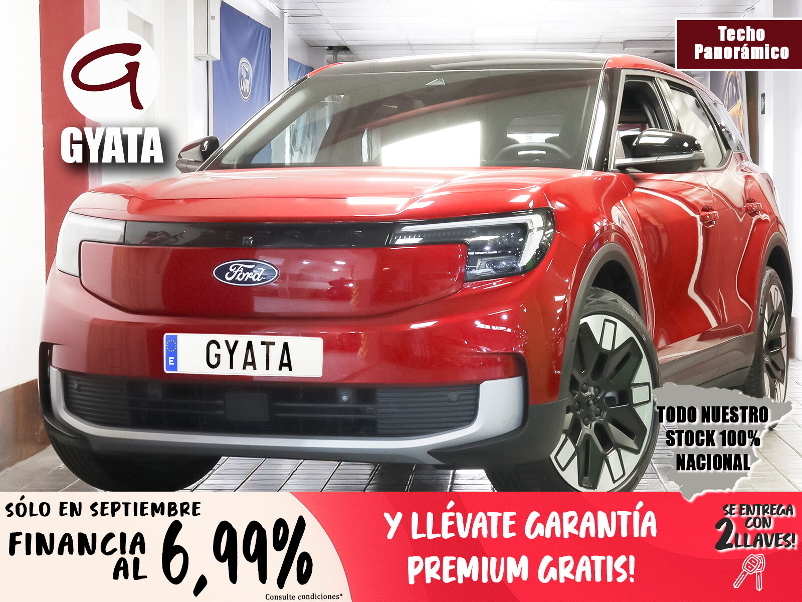 FORD Explorer (CX740S Premium R. Ext. AWD 78kWh 250 kW (340 CV)) en Madrid