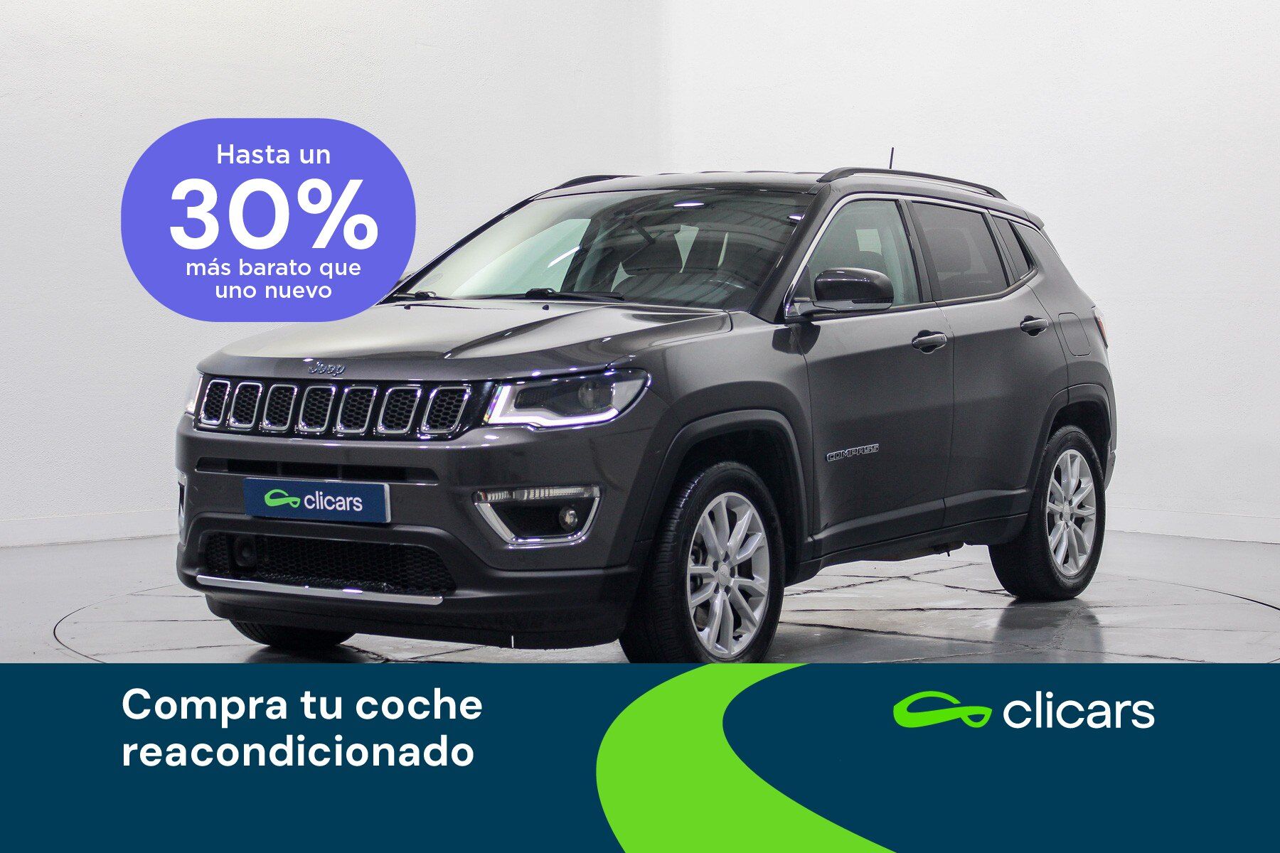 JEEP Compass (Compass 1.3 PHEV Limited EAWD Aut. 190) en Madrid