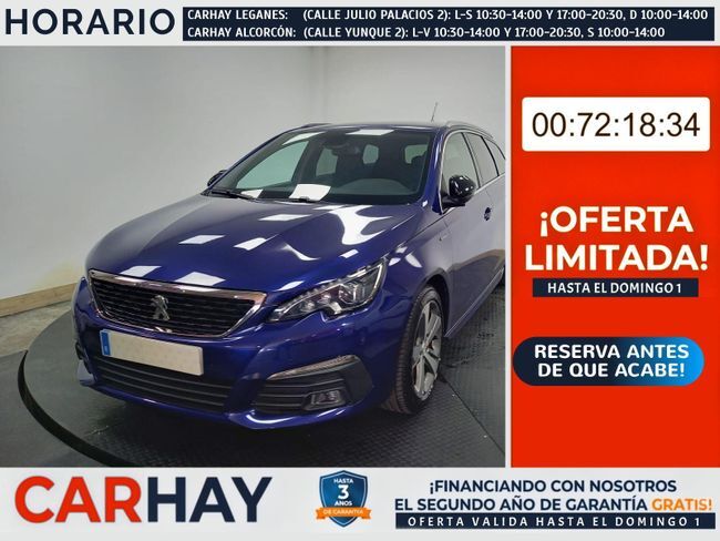 PEUGEOT 308 (SW 1.5 BLUE HDI 130 GT LINE (EU6.2) 5D) en Madrid