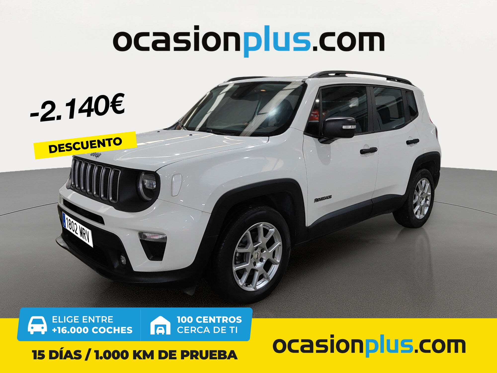 JEEP Renegade (eHybrid 1.5 Limited ATX 96 kW (130 CV)) en Madrid