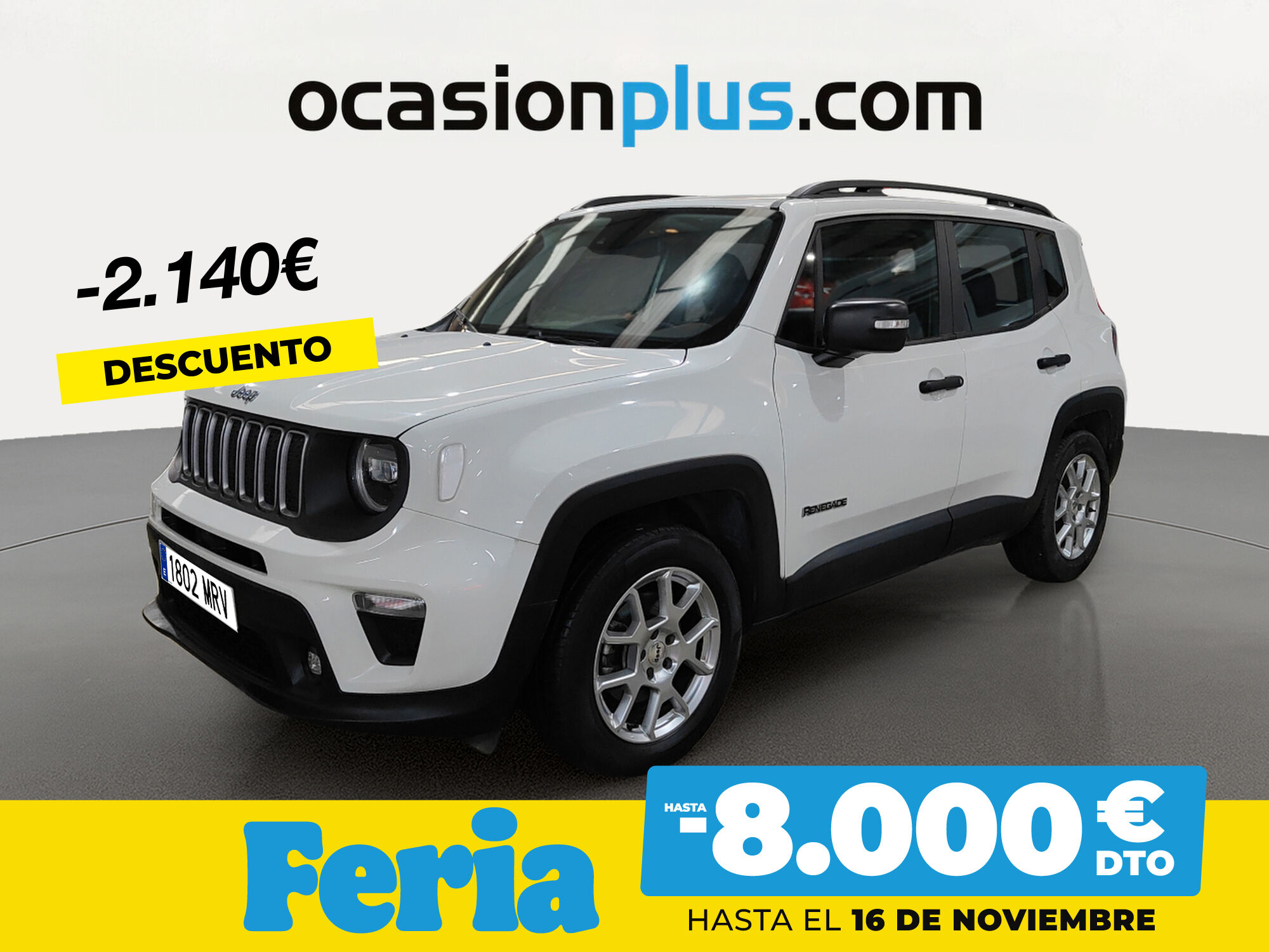 JEEP Renegade (eHybrid 1.5 Limited ATX 96 kW (130 CV)) en Madrid