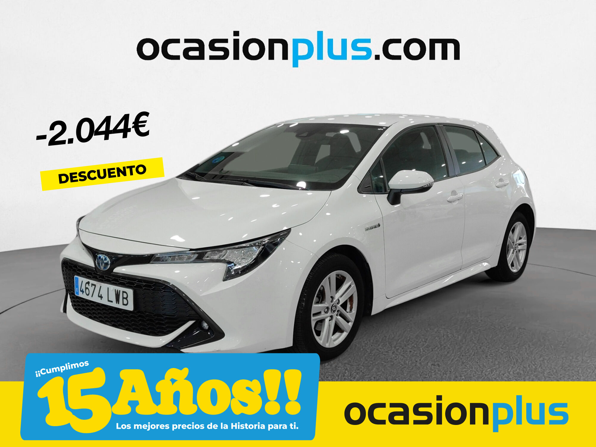TOYOTA Corolla (1.8 125 Híbrido Active Tech E-CVT 90 kW (122 CV)) en Madrid