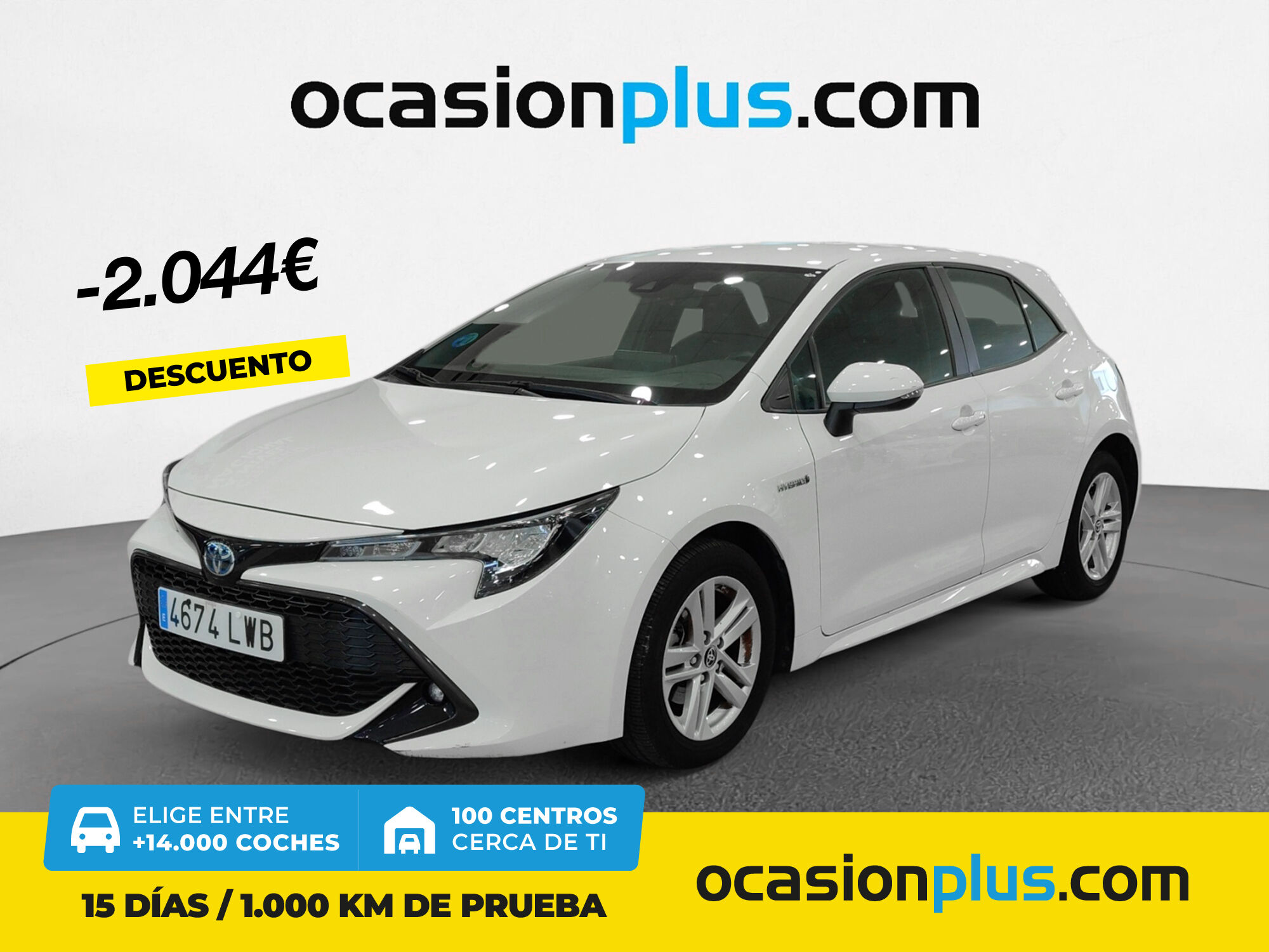 TOYOTA Corolla (1.8 125 Híbrido Active Tech E-CVT 90 kW (122 CV)) en Madrid