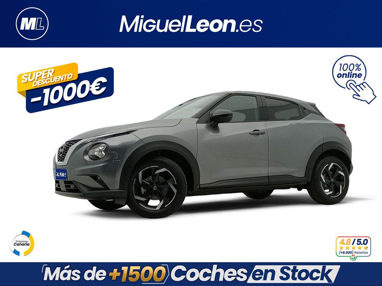 NISSAN Juke (DIG-T 84 kW (114 CV) DCT 7 Vel. Acenta) en Palmas, Las