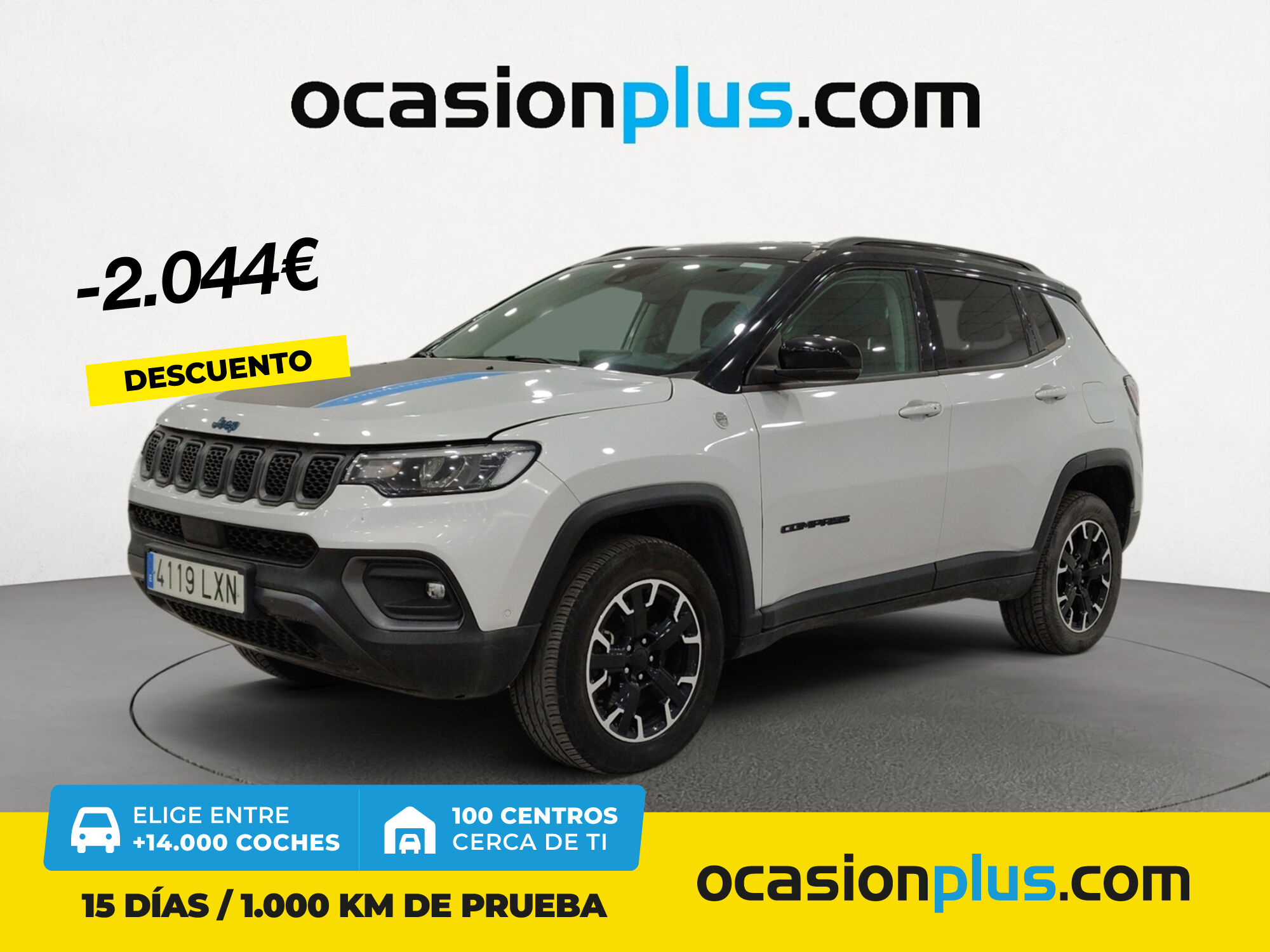 JEEP Compass (1.3 PHEV Trailhawk AWD AT 177 kW (240 CV)) en Madrid