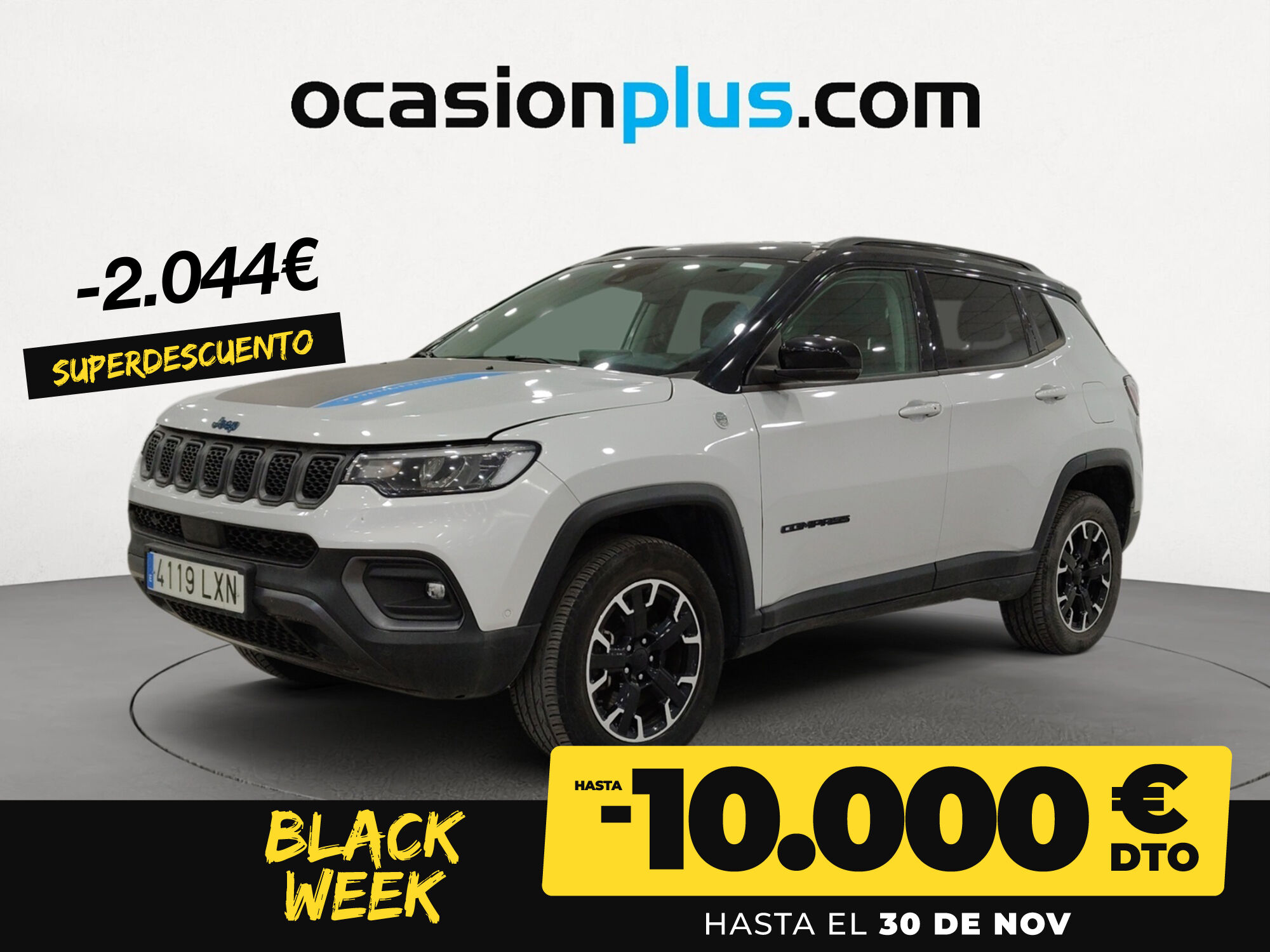 JEEP Compass (1.3 PHEV Trailhawk AWD AT 177 kW (240 CV)) en Madrid