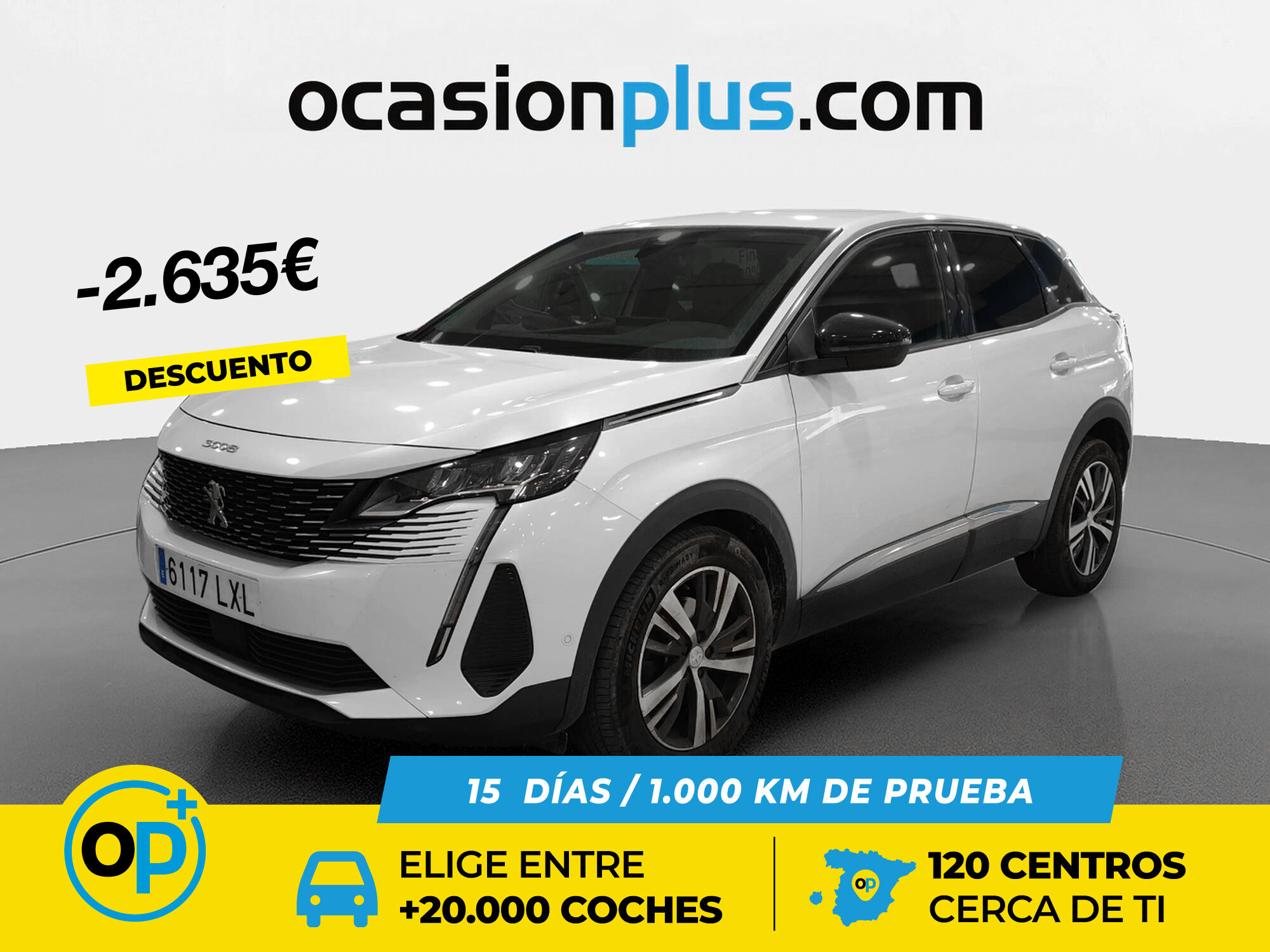 PEUGEOT 3008 (BlueHDI 130 S&S Allure EAT8 96 kW (130 CV)) en Madrid