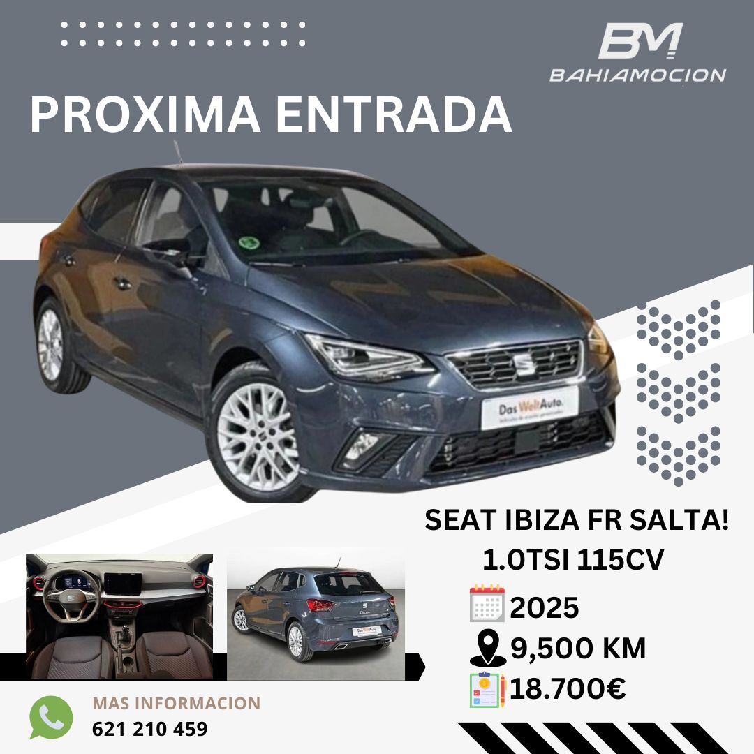 SEAT Ibiza (1.0 TSI S&S FR Salta 115) en Cádiz