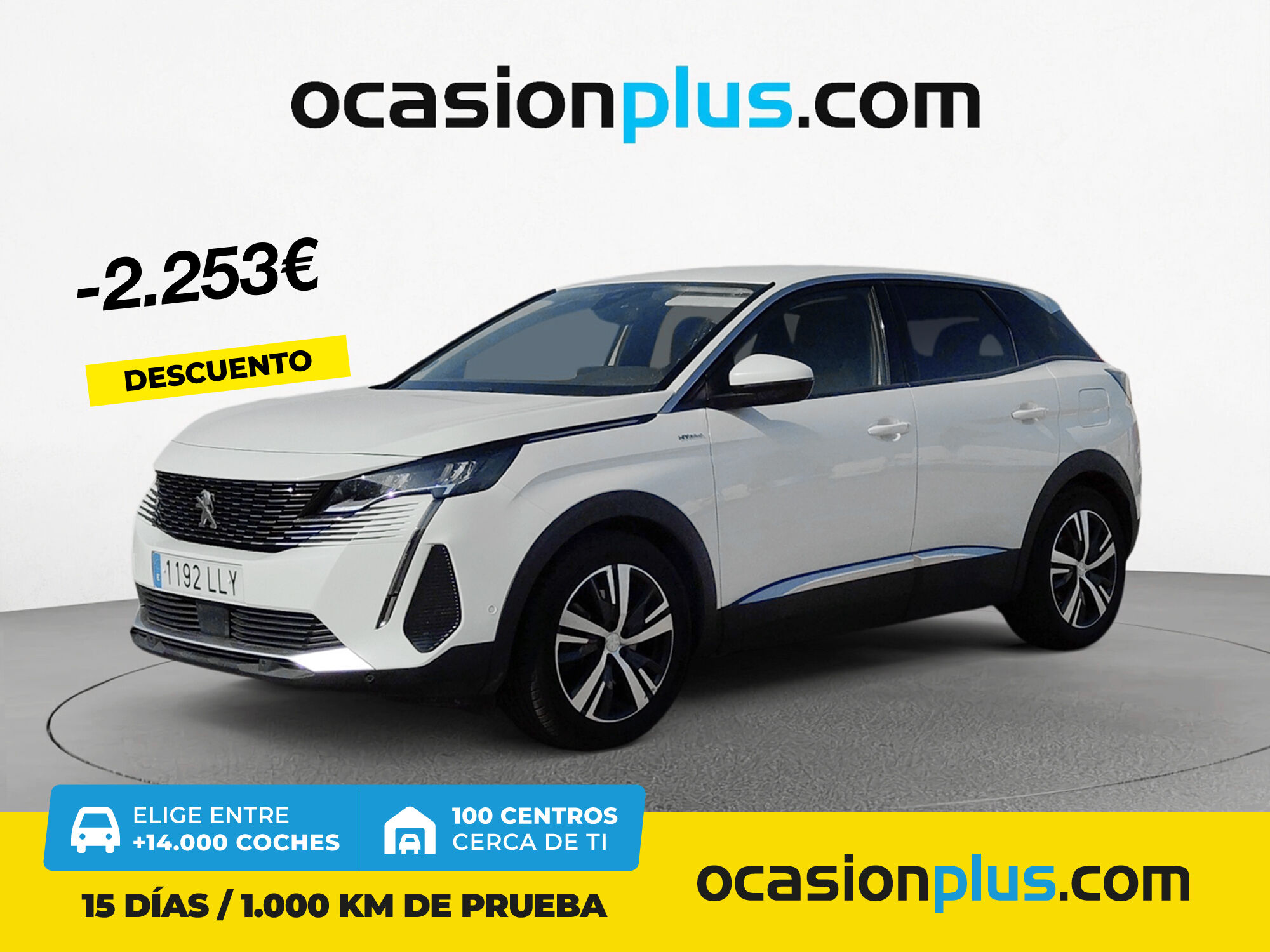 PEUGEOT 3008 (Hybrid 225 Allure e-EAT8 165 kW (225 CV)) en Madrid