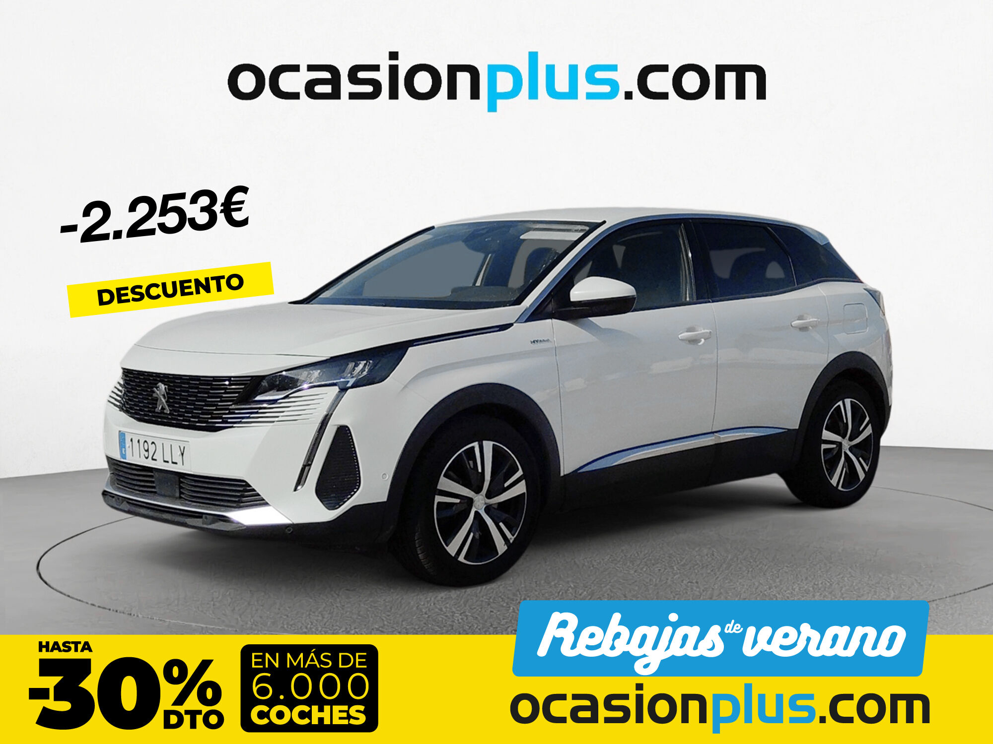 PEUGEOT 3008 (Hybrid 225 Allure e-EAT8 165 kW (225 CV)) en Madrid