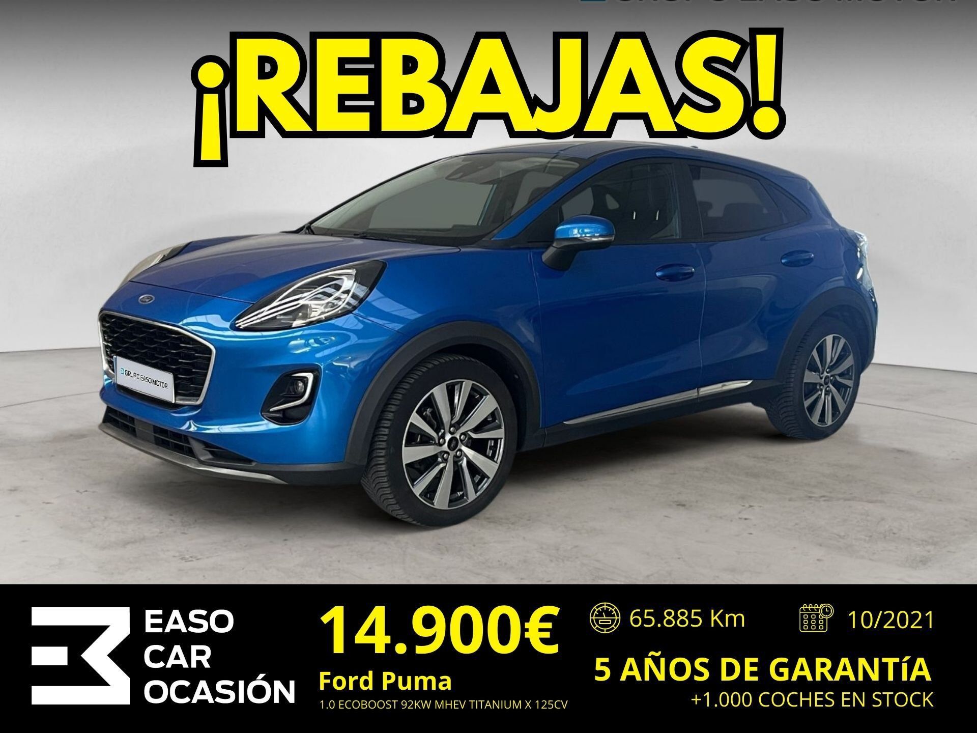 FORD Puma (1.0 ECOBOOST 92KW MHEV TITANIUM X 125 5P) en Guipúzcoa
