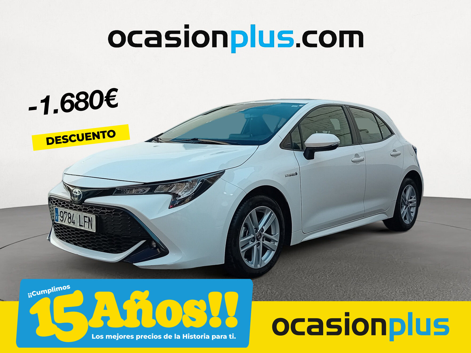 TOYOTA Corolla (1.8 125 Híbrido Active Tech E-CVT 90 kW (122 CV)) en Madrid