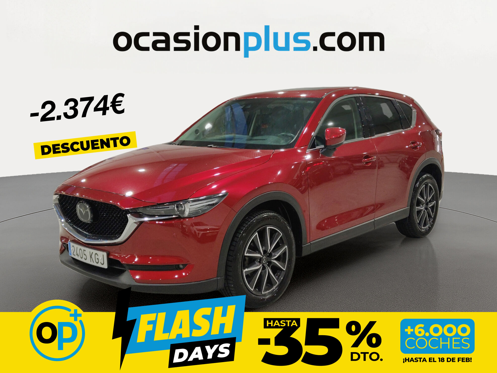 Foto del MAZDA CX-5 2.5 Zenith Cruise+Roof+Black Leather 4WD Aut. 143kW