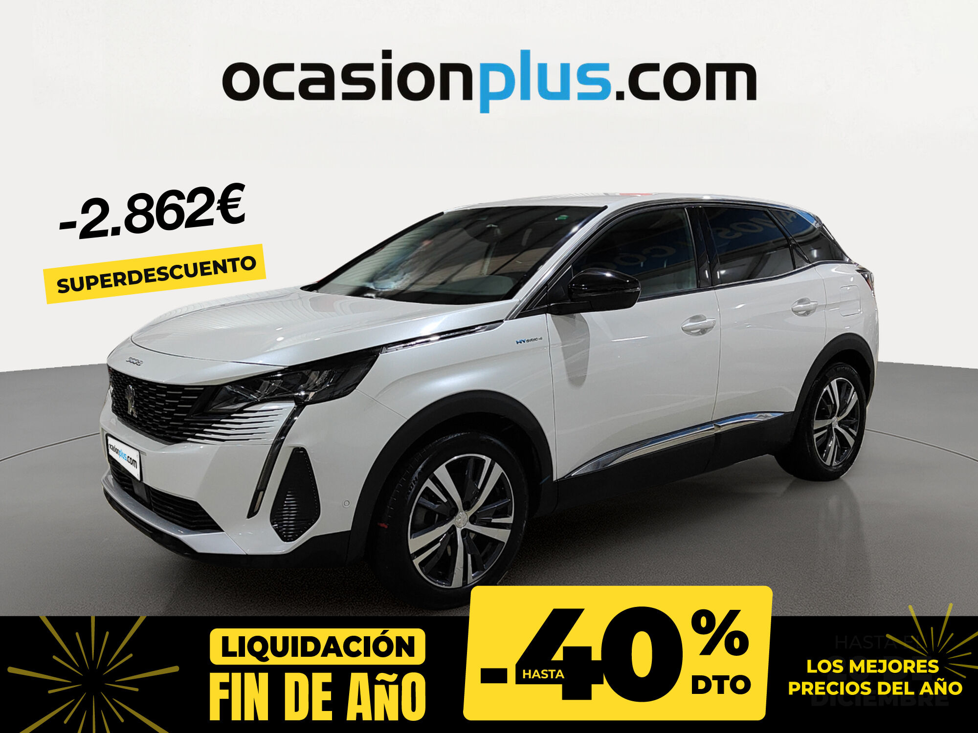 PEUGEOT 3008 (Hybrid 300 Allure Pack e-EAT8 221 kW (300 CV)) en Madrid