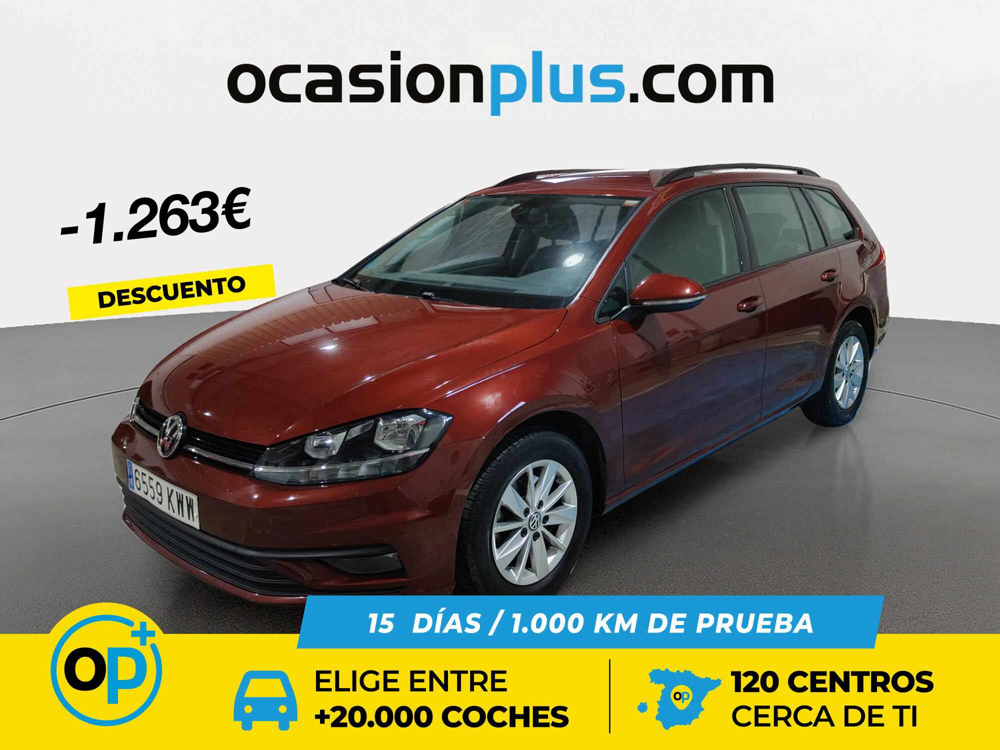 VOLKSWAGEN Golf (Business & Navi 1.6 TDI 85 kW (115 CV)) en Madrid