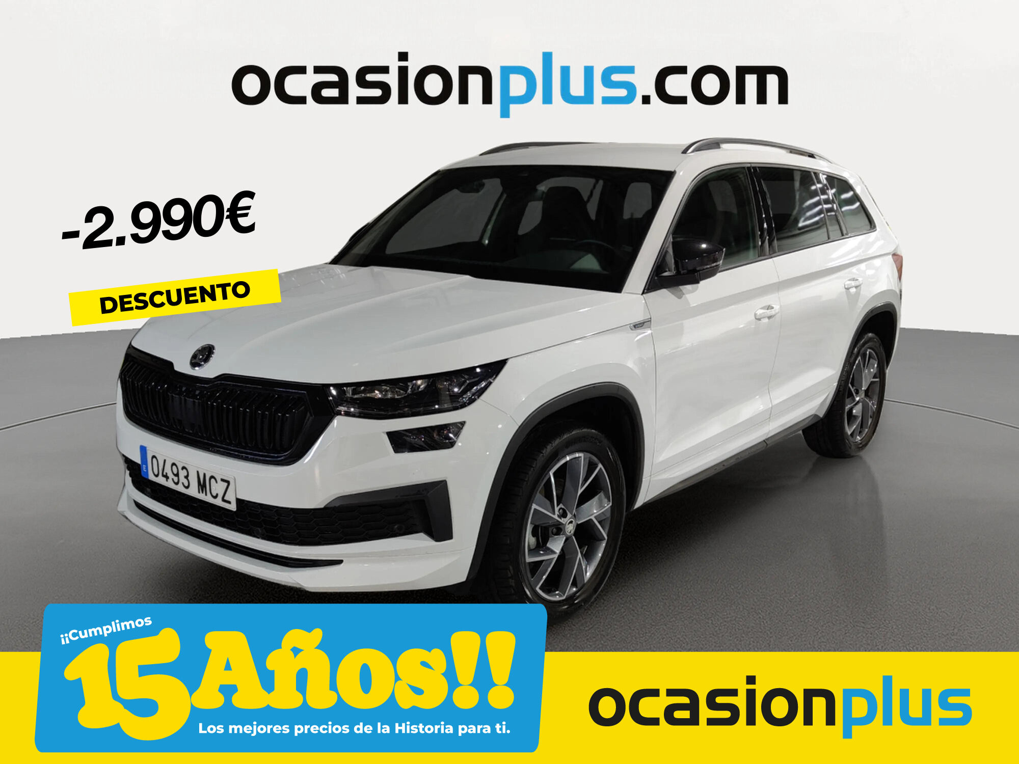 SKODA Kodiaq (1.5 TSI Sportline 4x2 DSG 110 kW (150 CV)) en Madrid