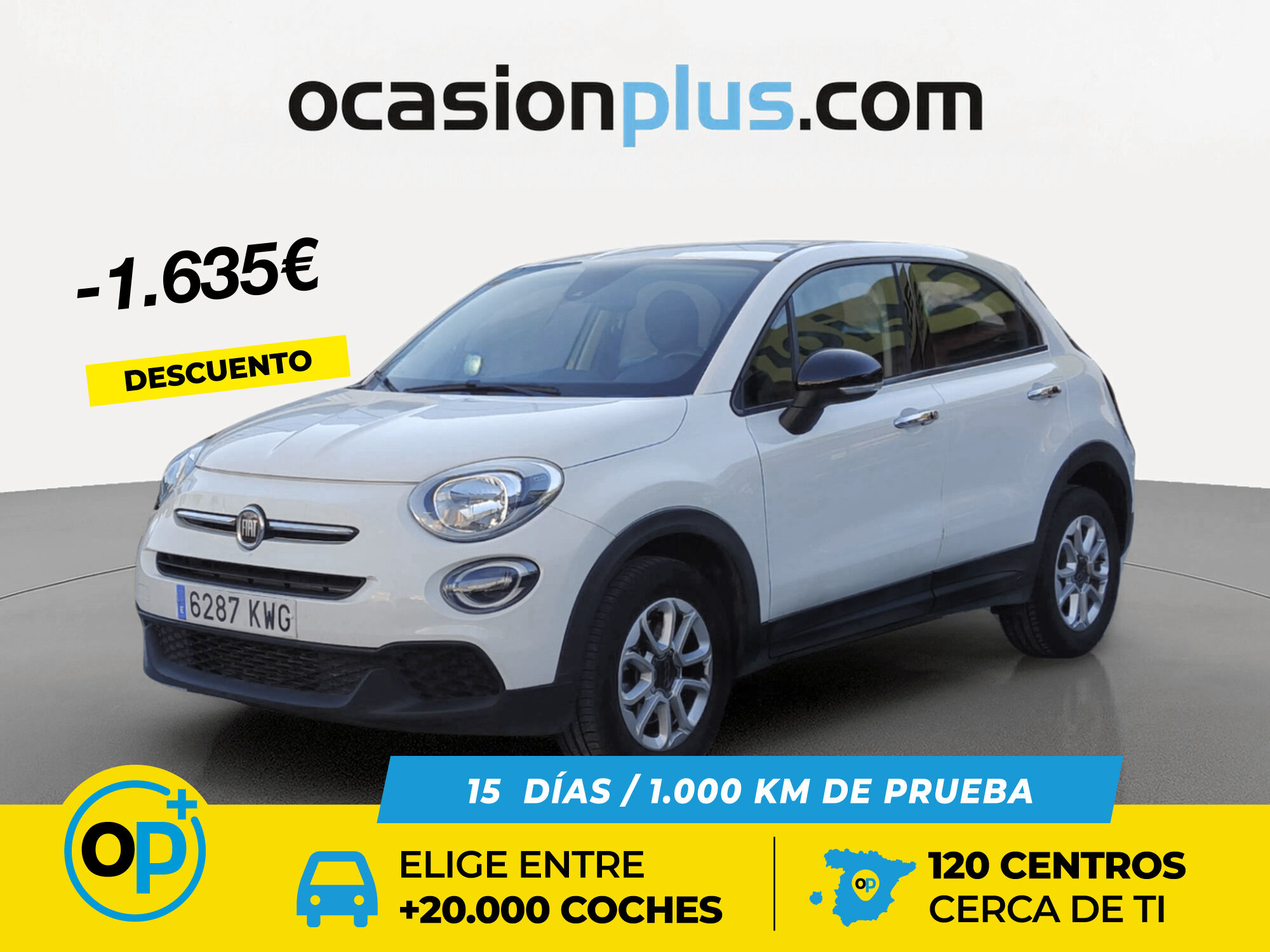 FIAT 500X (1.3 MultiJet S&S Urban 4x2 70 kW (95 CV)) en Madrid