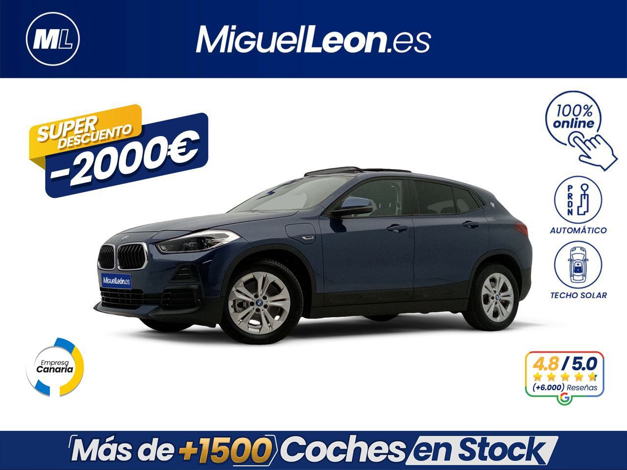 BMW X2 (xDrive25e Auto) en Palmas, Las
