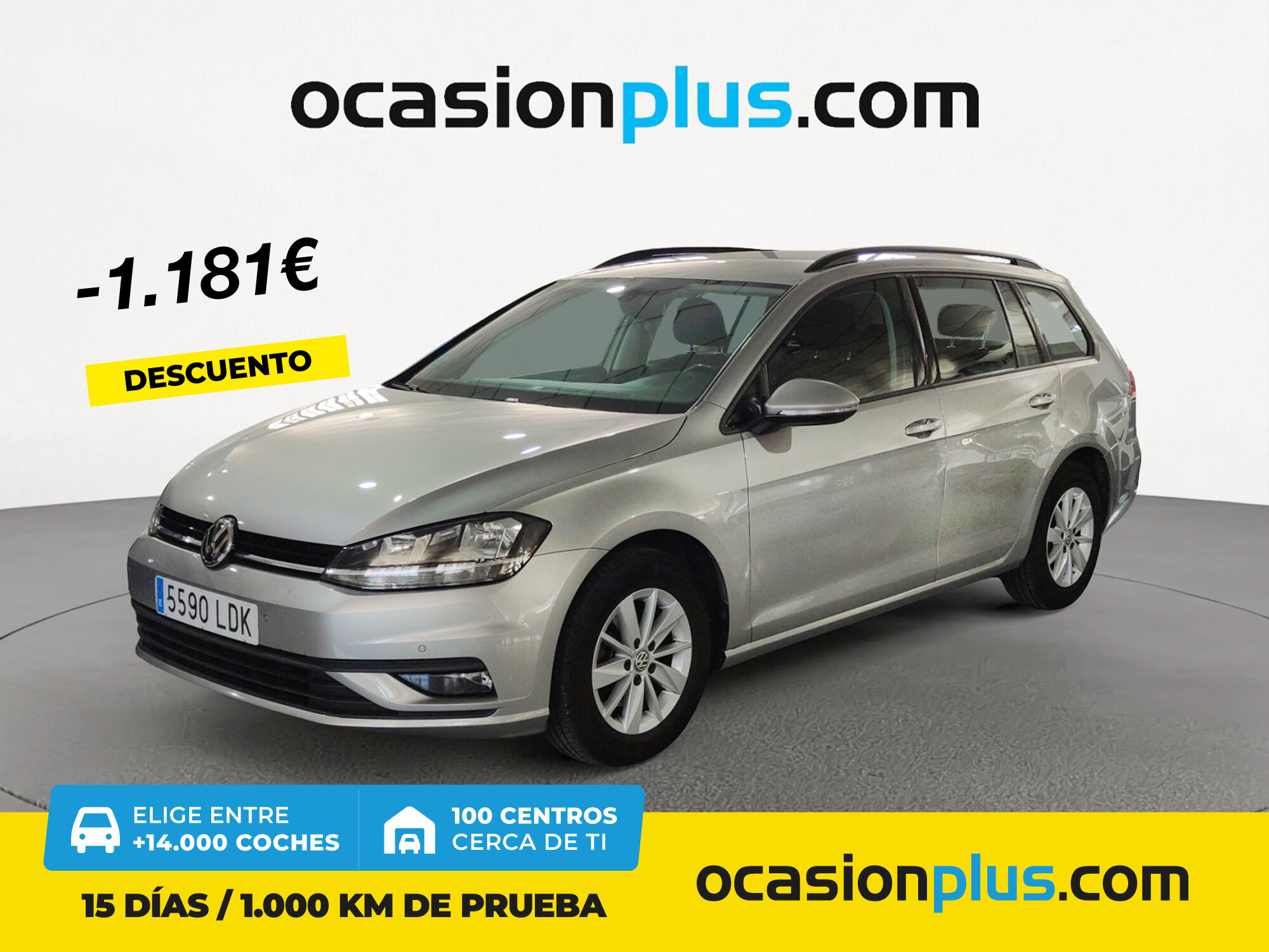 VOLKSWAGEN Golf (Business 1.6 TDI 85 kW (115 CV)) en Madrid