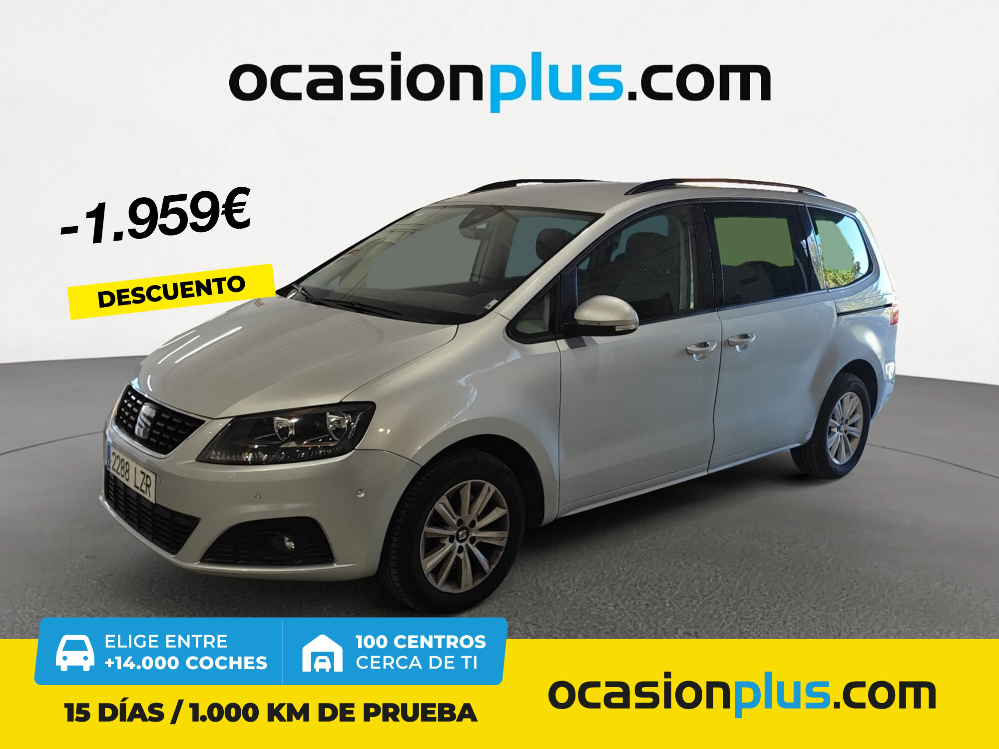SEAT Alhambra (1.4 TSI Style Go S&S DSG 110 kW (150 CV)) en Madrid