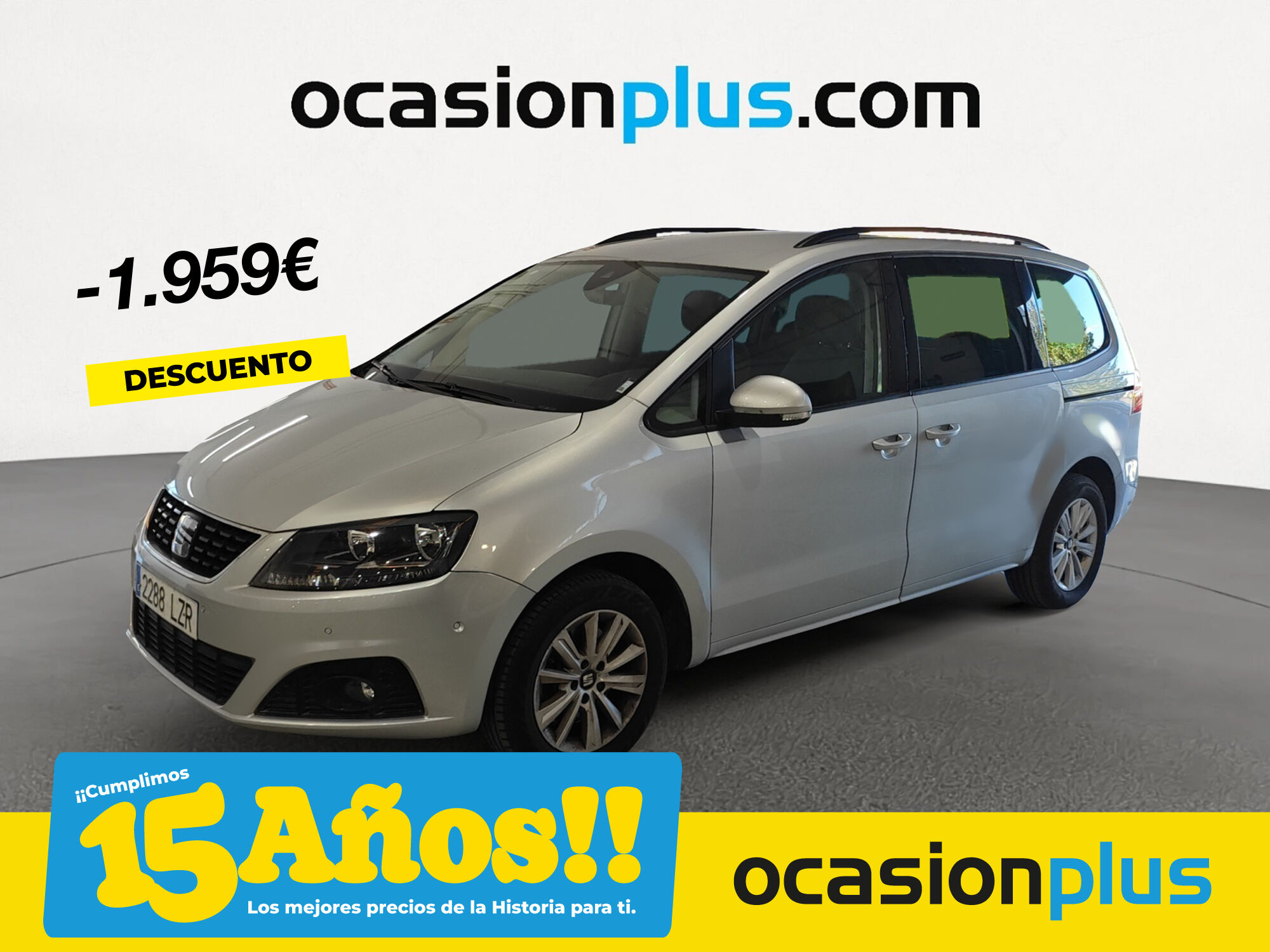 SEAT Alhambra (1.4 TSI Style Go S&S DSG 110 kW (150 CV)) en Madrid