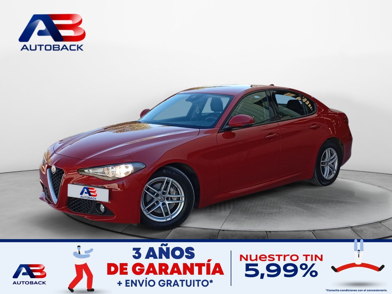 ALFA ROMEO Giulia (2.2 Diesel 110kW (150CV) AT Business Ed.) en Madrid