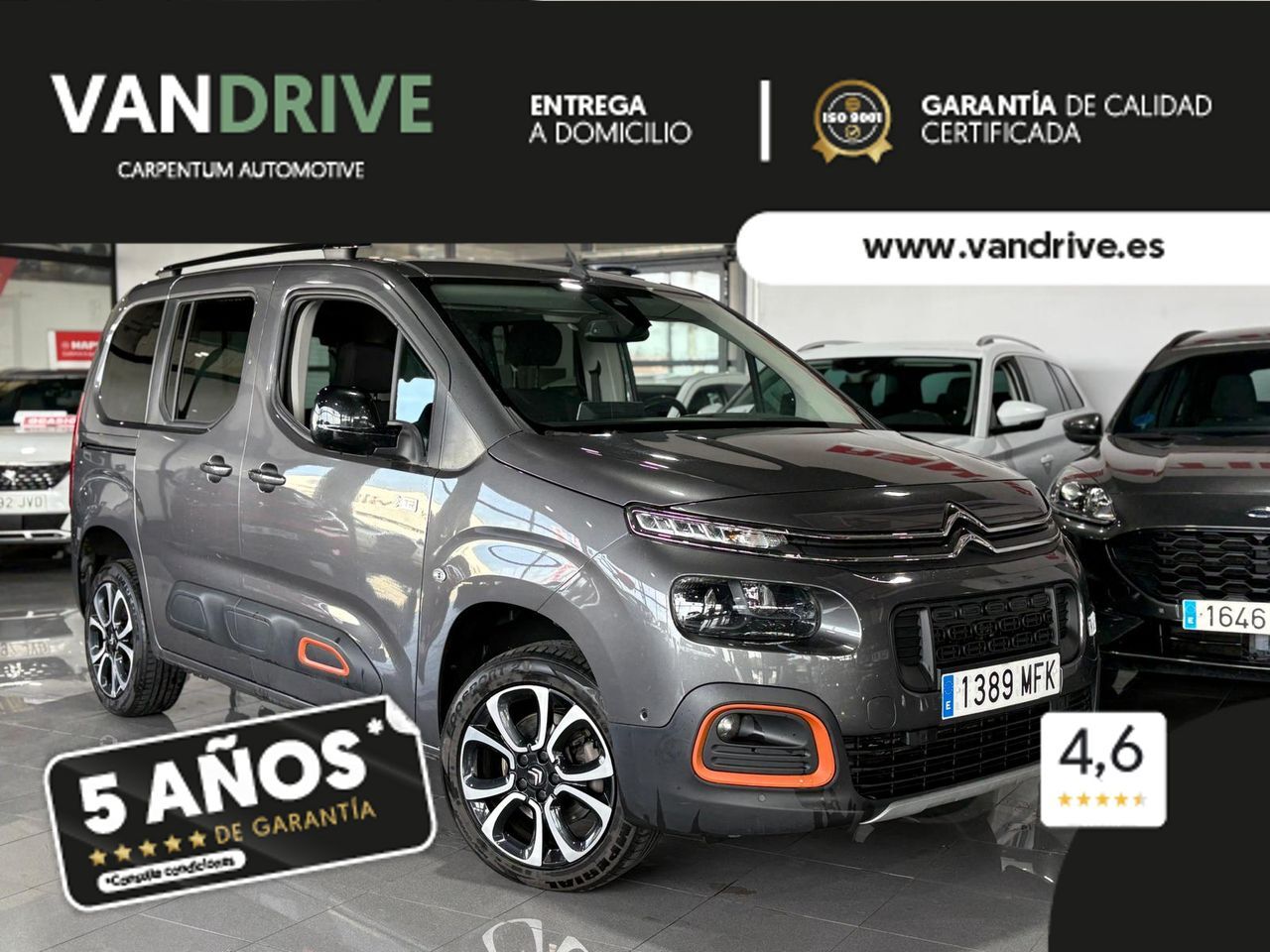CITROEN Berlingo (XTR Talla M BlueHDi 130 SS EAT8 SHINE) en Lugo
