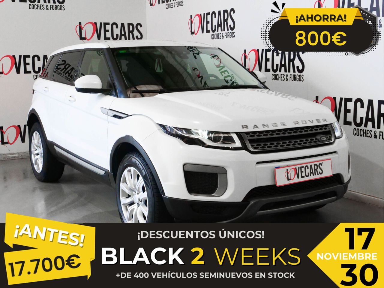 LAND ROVER Range Rover Evoque (2.0L eD4 Diesel 110kW (150CV) 4x2 SE) en Pon