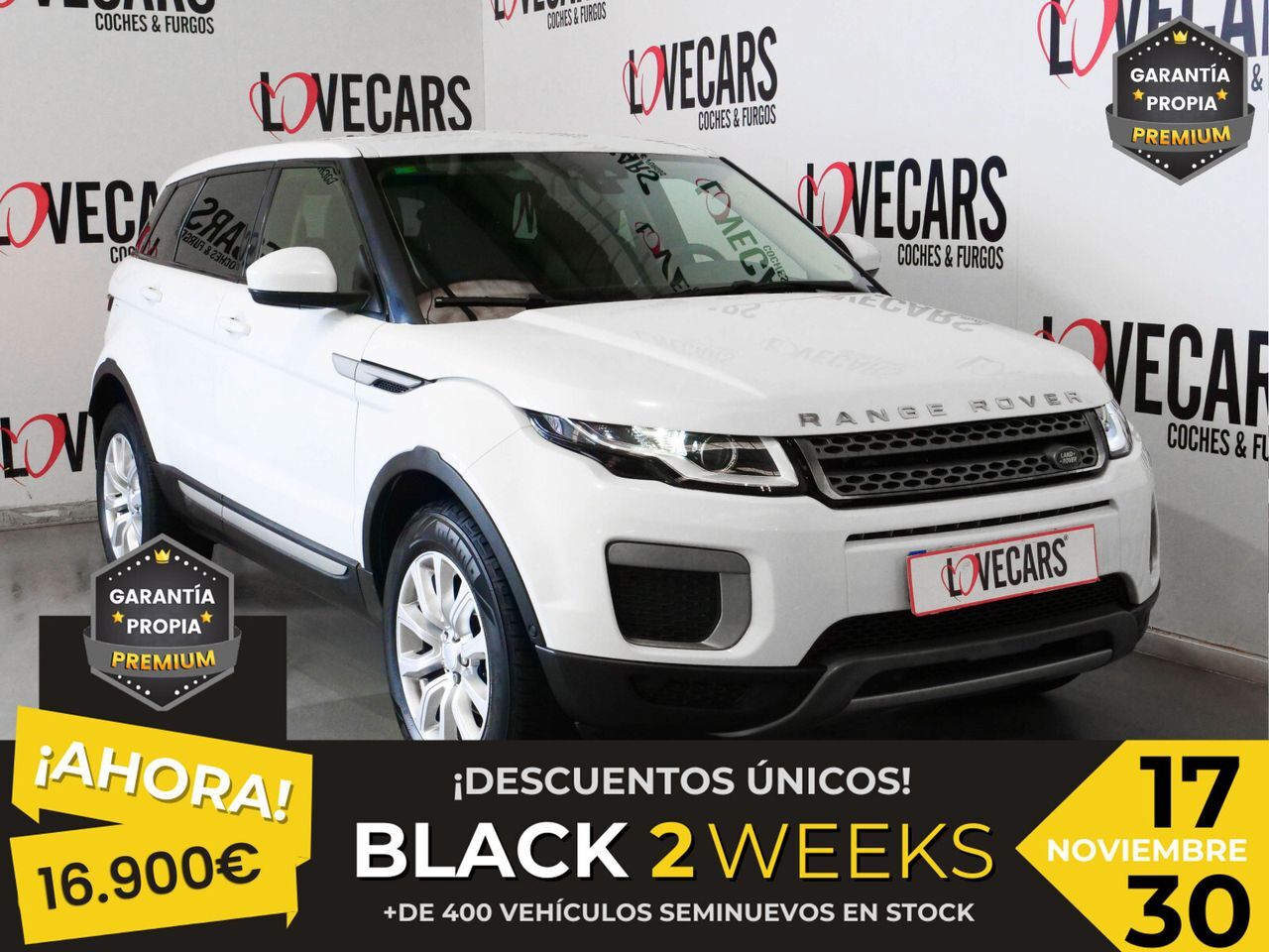 LAND ROVER Range Rover Evoque (2.0L eD4 Diesel 110kW (150CV) 4x2 SE) en Pon