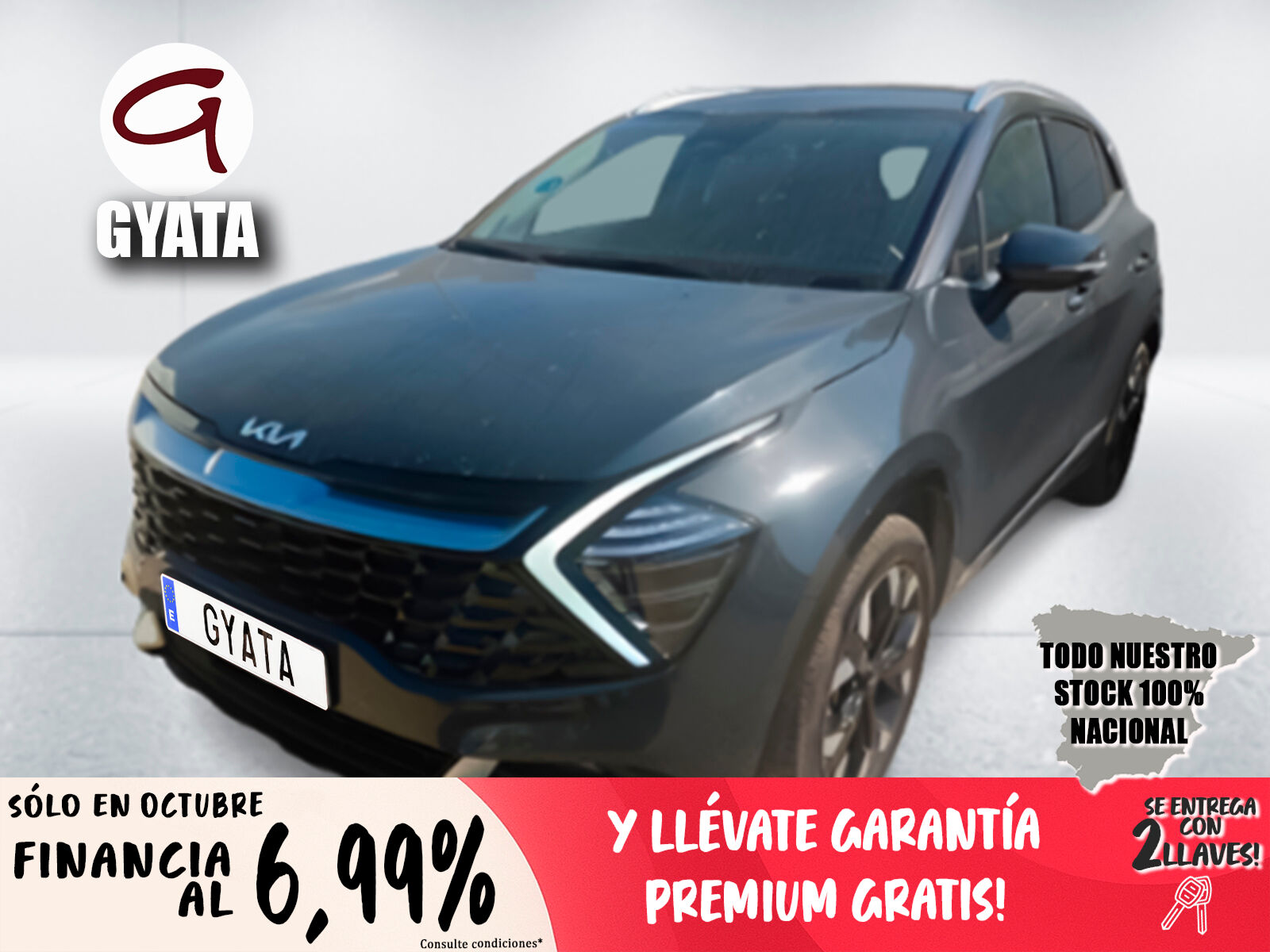 KIA Sportage (1.6 T-GDi PHEV Tech 4x4 195 kW (265 CV)) en Madrid