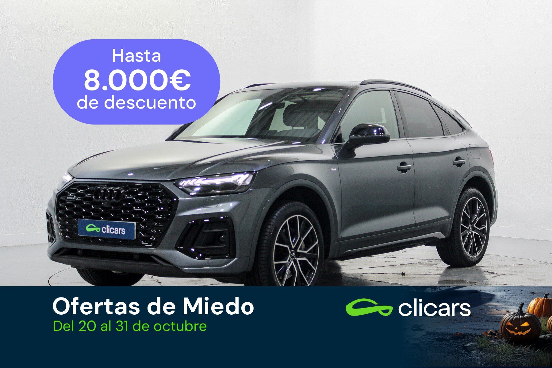 AUDI Q5 (Q5 Sportback 55 TFSIe Black line quattro-ultra S tronic) en Madrid