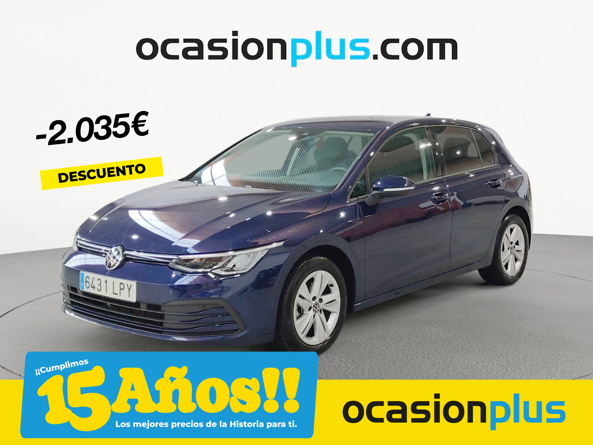 VOLKSWAGEN Golf (Life 1.0 eTSI 81 kW (110 CV) DSG) en Madrid
