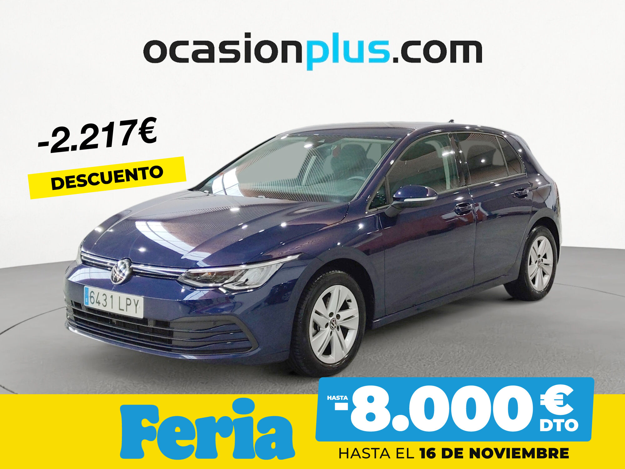 VOLKSWAGEN Golf (Life 1.0 eTSI 81 kW (110 CV) DSG) en Madrid