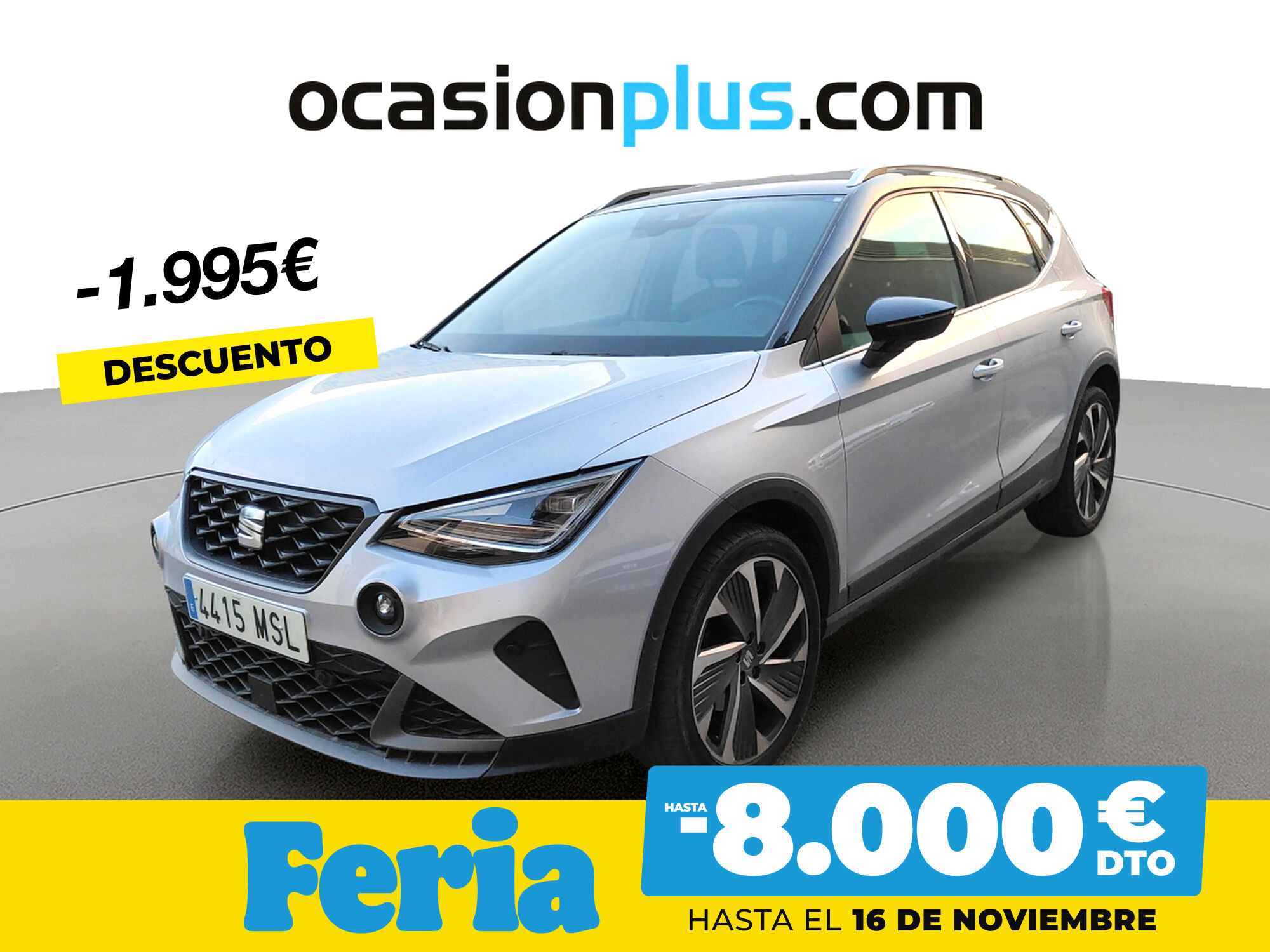 SEAT Arona (1.5 TSI FR XL DSG 110 kW (150 CV)) en Madrid