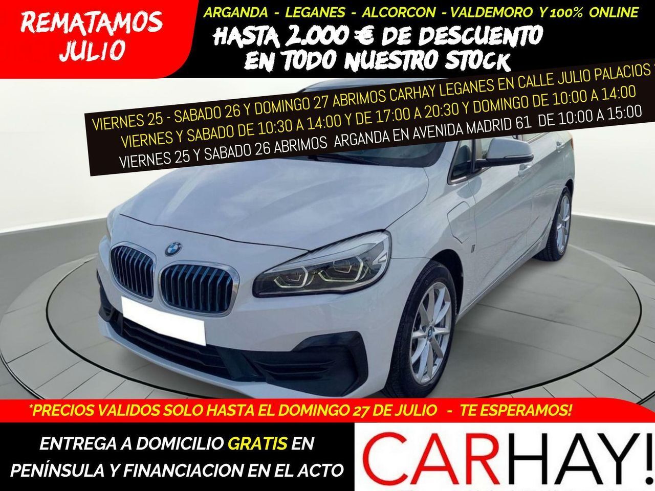 BMW Serie 2 (225 XE IPERFORMANCE 1.5 225CV AT6 E6DT) en Madrid