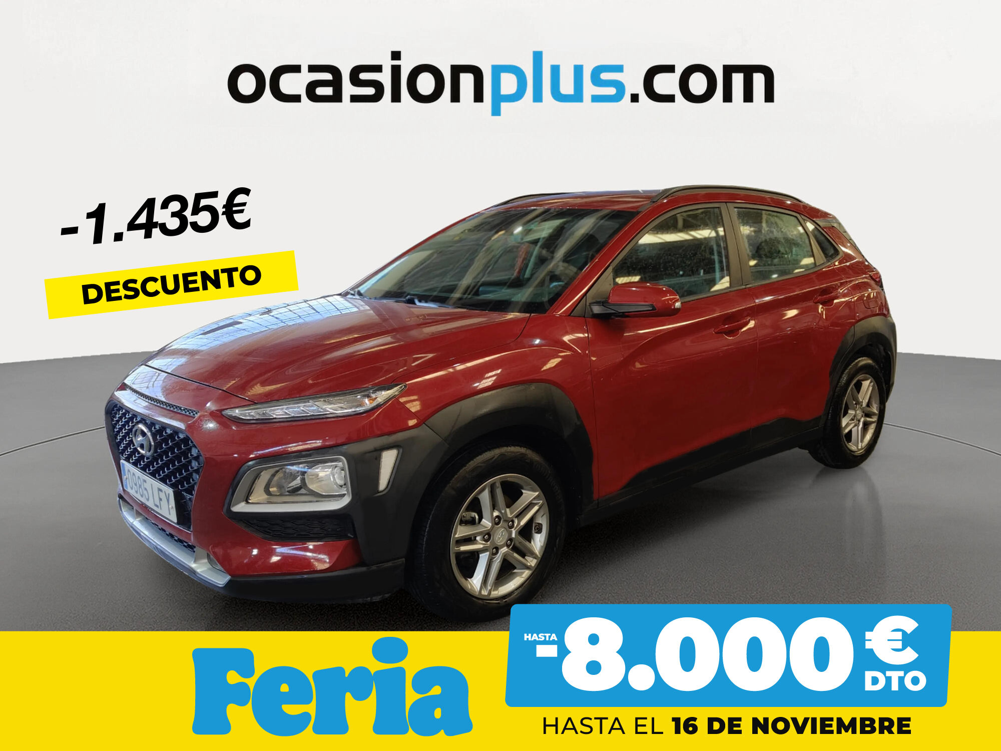 HYUNDAI Kona (1.6 CRDI Klass 4x2 85 kW (115 CV)) en Madrid