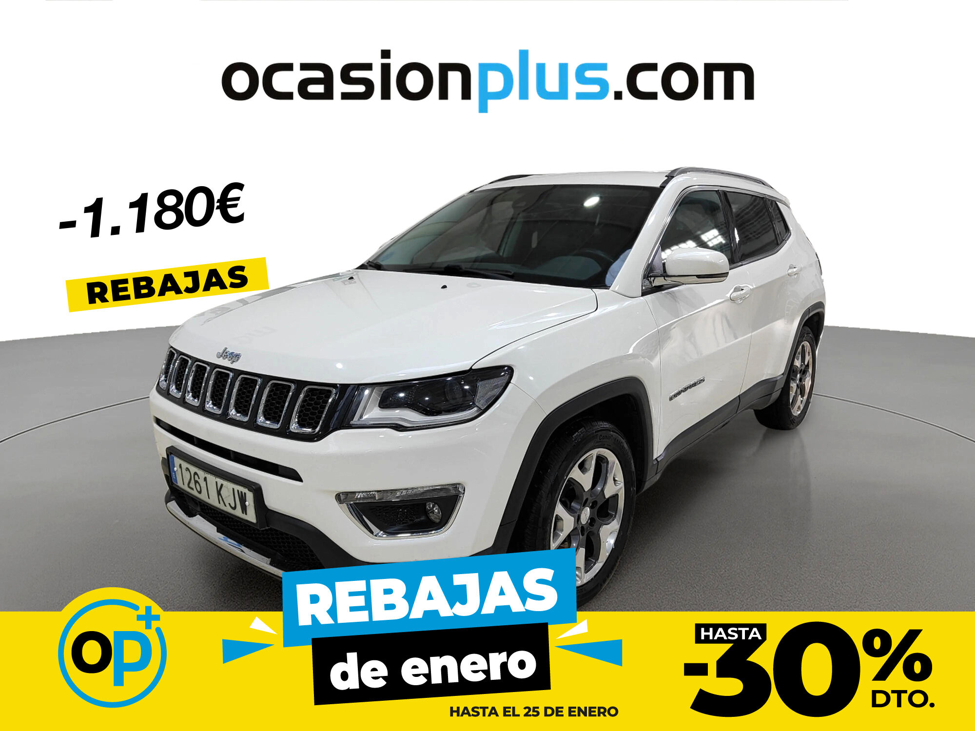 JEEP Compass (1.6 Multijet Limited 4x2 88 kW (120 CV)) en Madrid