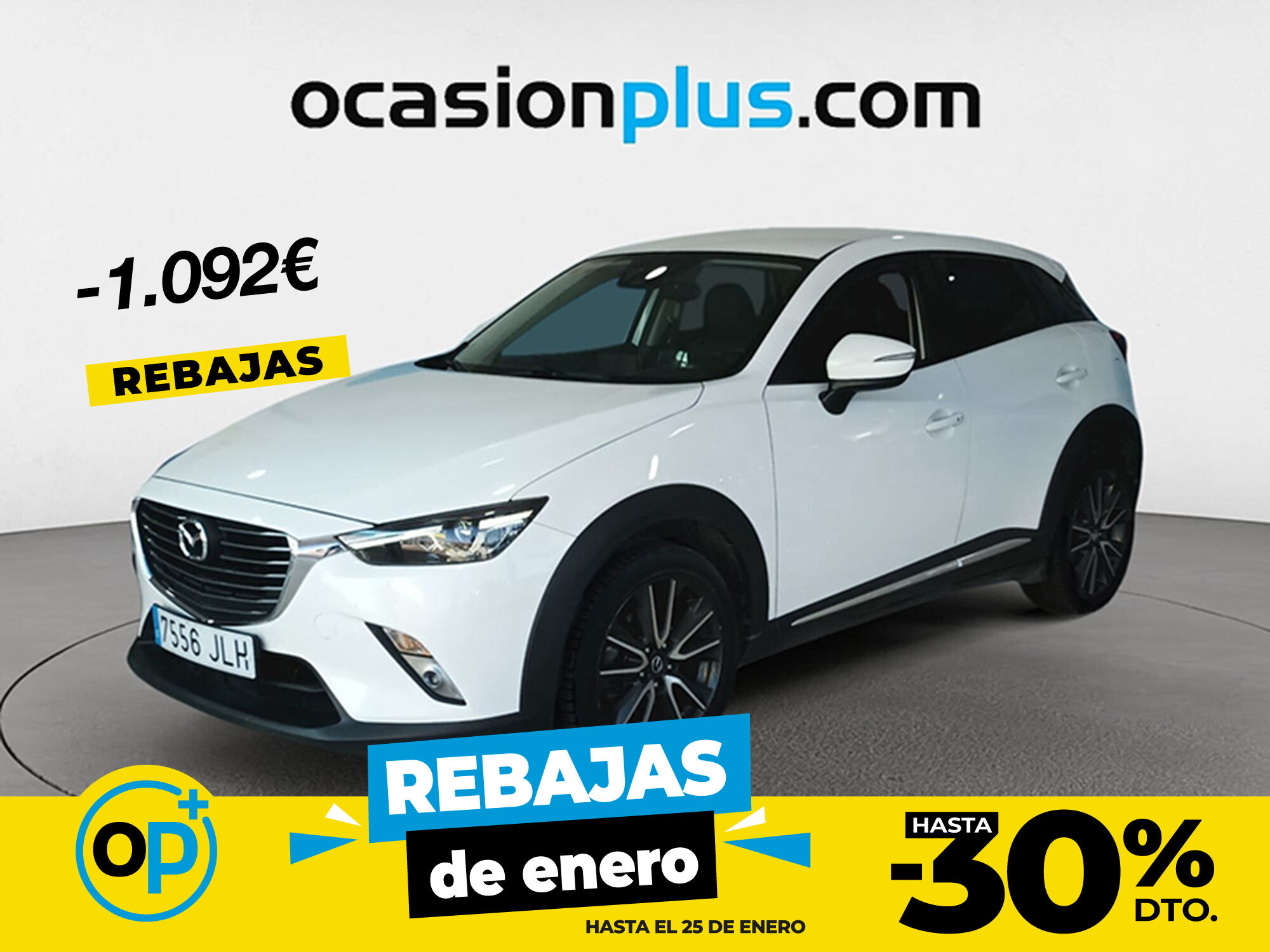 MAZDA CX-3 (1.5 DE SKYACTIV Luxury 2WD 77 kW (105 CV)) en Madrid