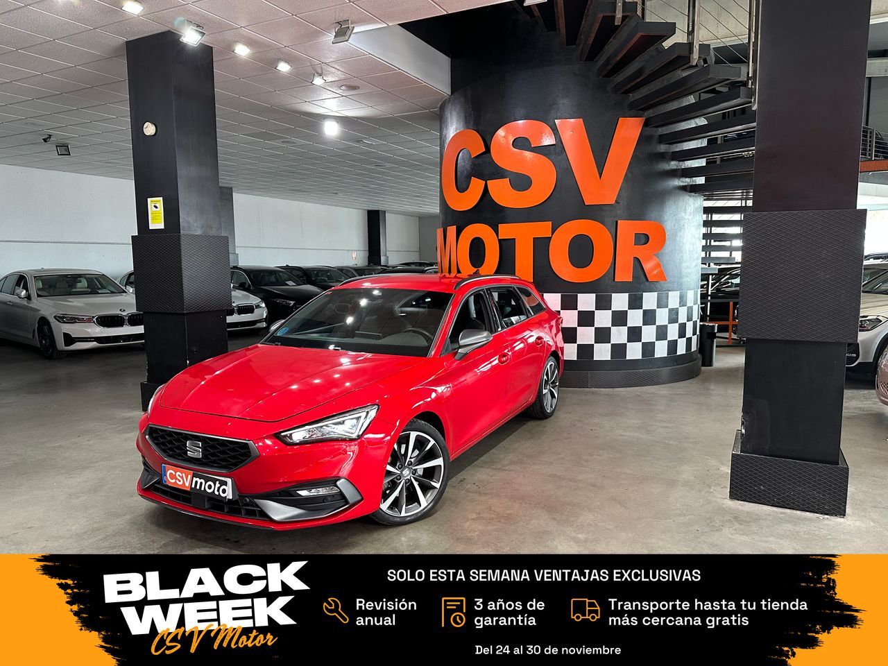 SEAT León (1.5 eTSI 110kW DSG-7 S&S FR Go L) en Madrid