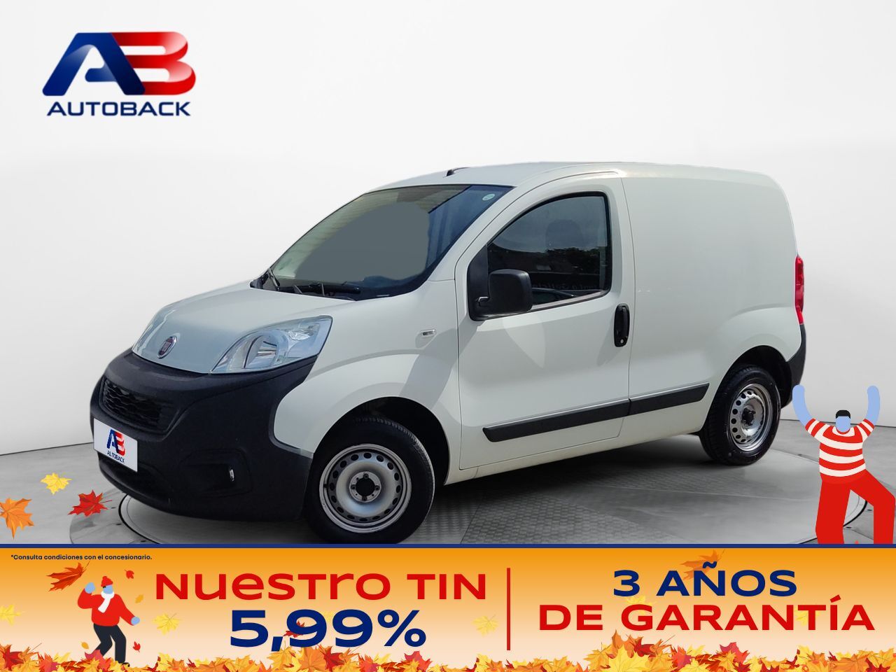 FIAT Fiorino (Cargo Base N1 1.3 MJet 59 kW (80 CV) 4 Puertas) en Madrid