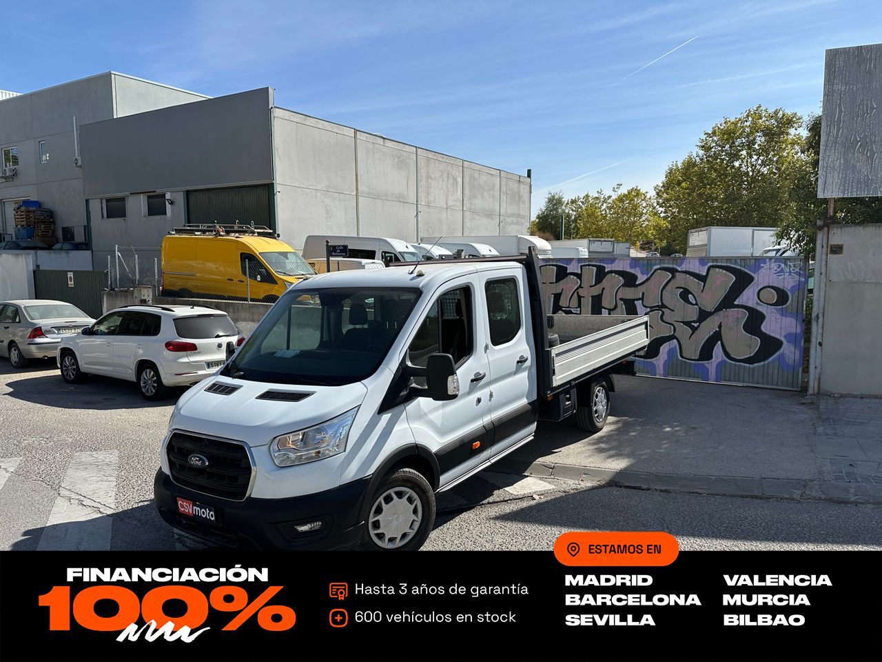 FORD Transit (2.0TDCI 130CV L4 TREND CAJA ABIERTA) en Madrid