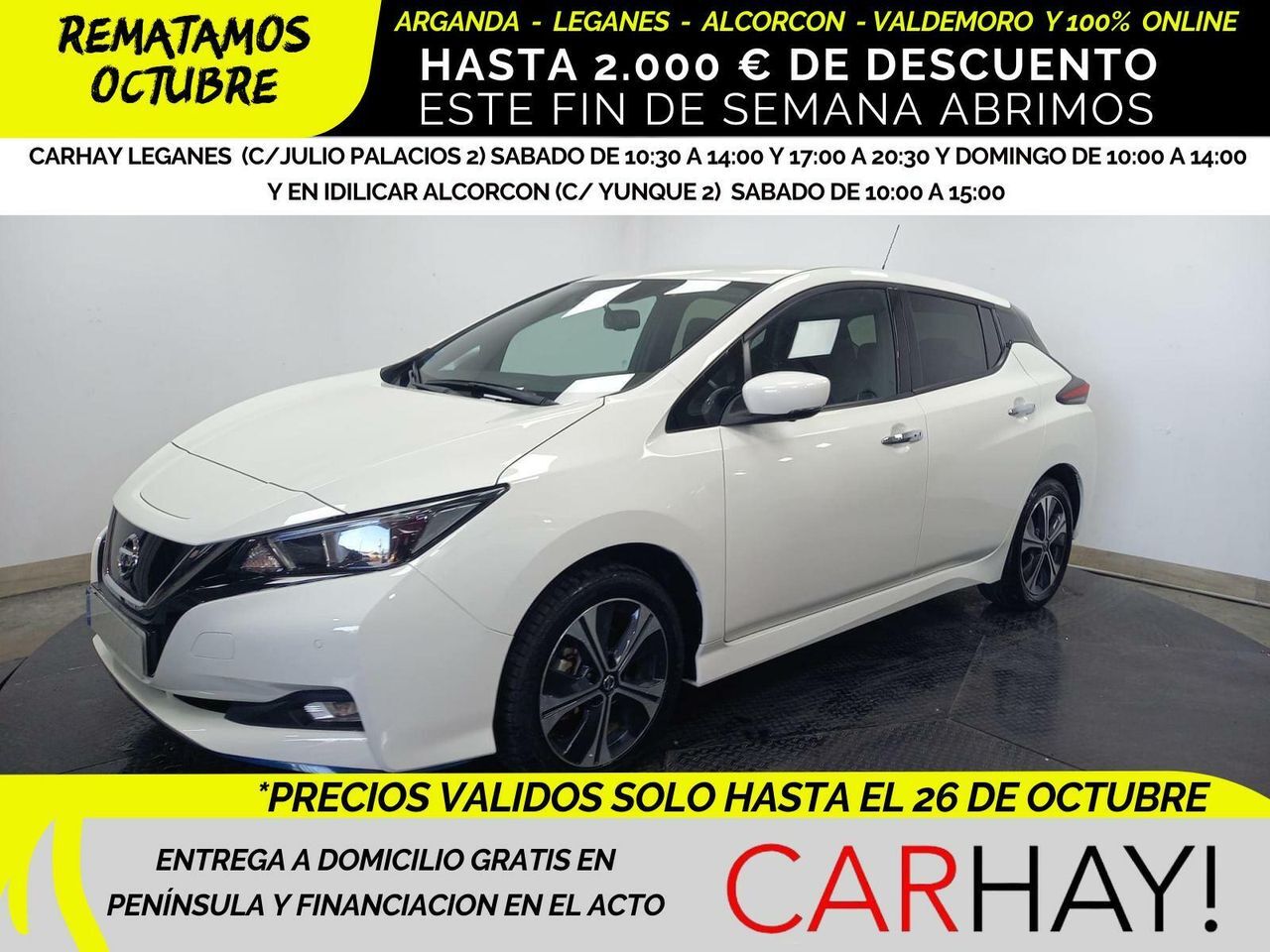 NISSAN Leaf (BERLINA CON PORTÓN 62KWH E+ N-CONNECTA) en Madrid