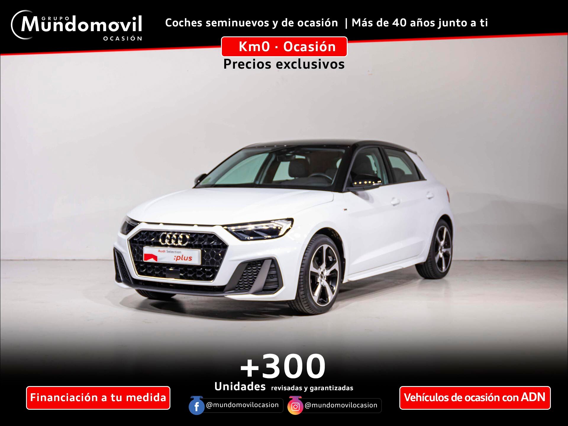 AUDI A1 (1.0 30 TFSI S TR ADRENAL BLACK SPORTBACK 5P) en Navarra